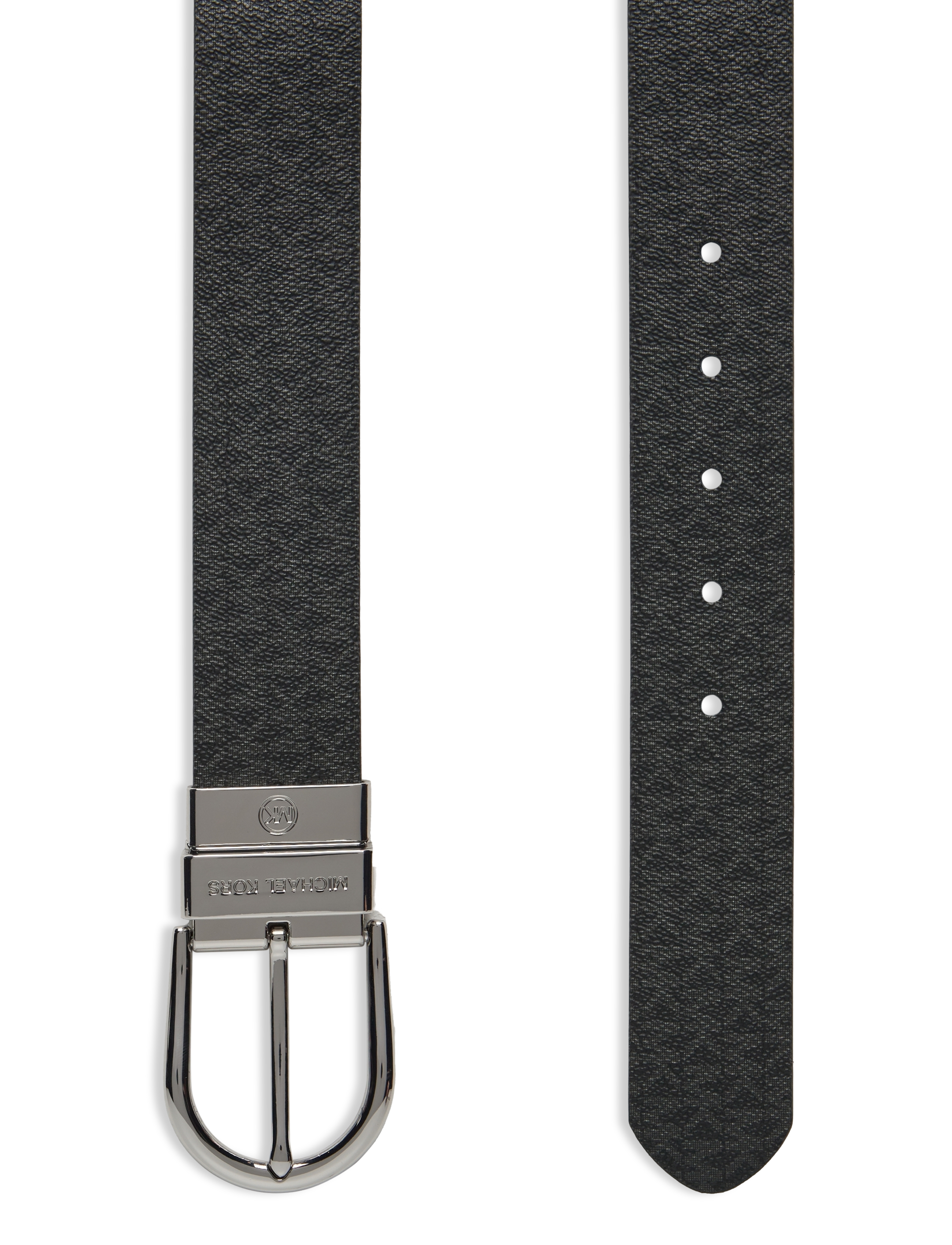 Michael Kors Accessories - 38mm Reversible belt - bælter - black rev. to black/silver - 1
