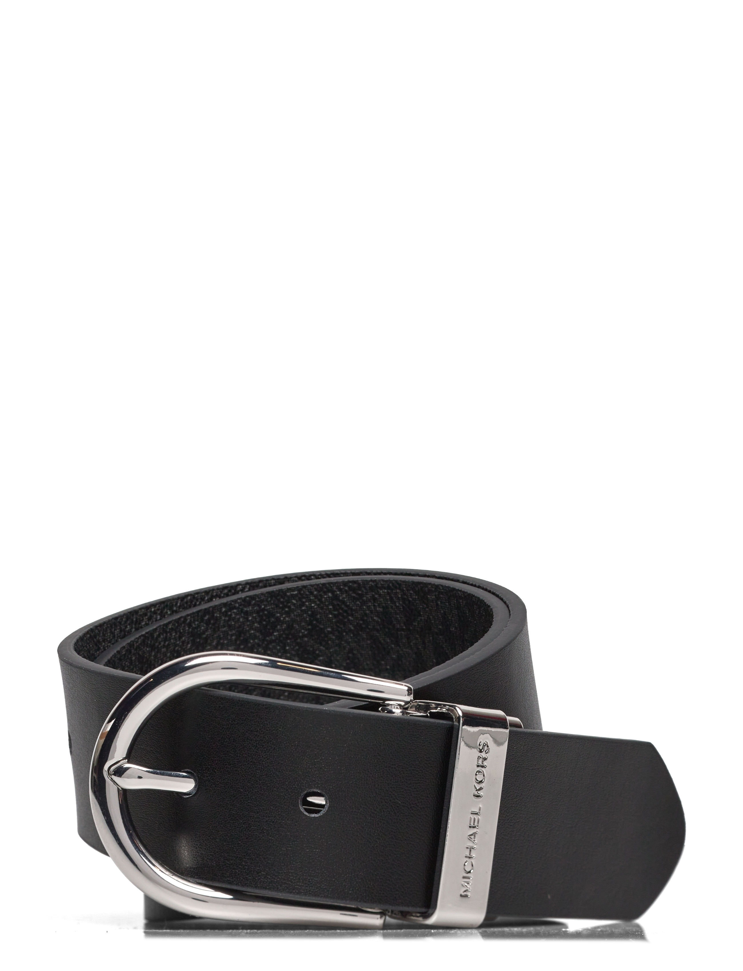 Michael Kors Accessories - 38mm Reversible belt - bælter - black rev. to black/silver - 2