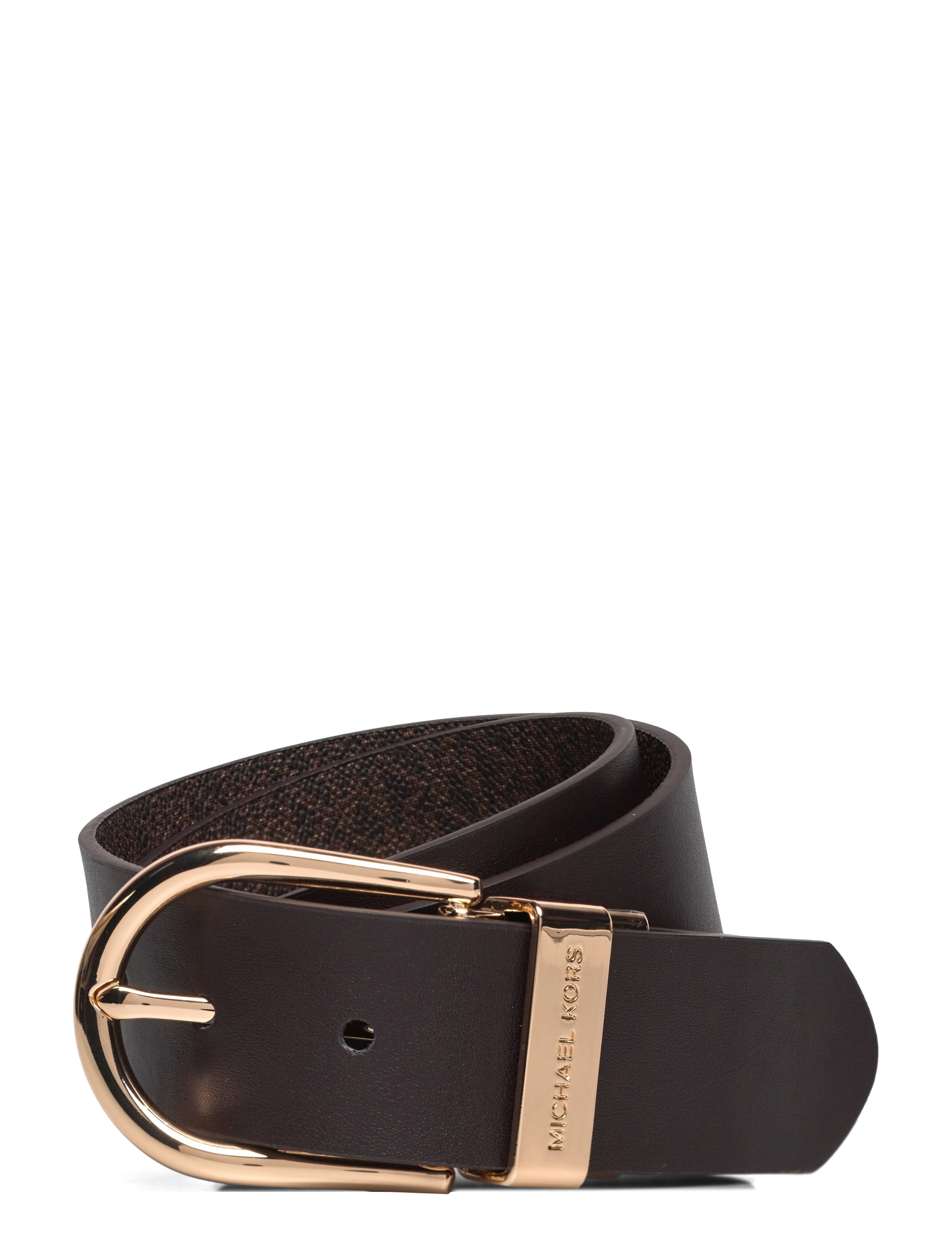 Michael Kors Accessories - 38mm Reversible belt - bælter - brown rev. to chocolate/gold - 2