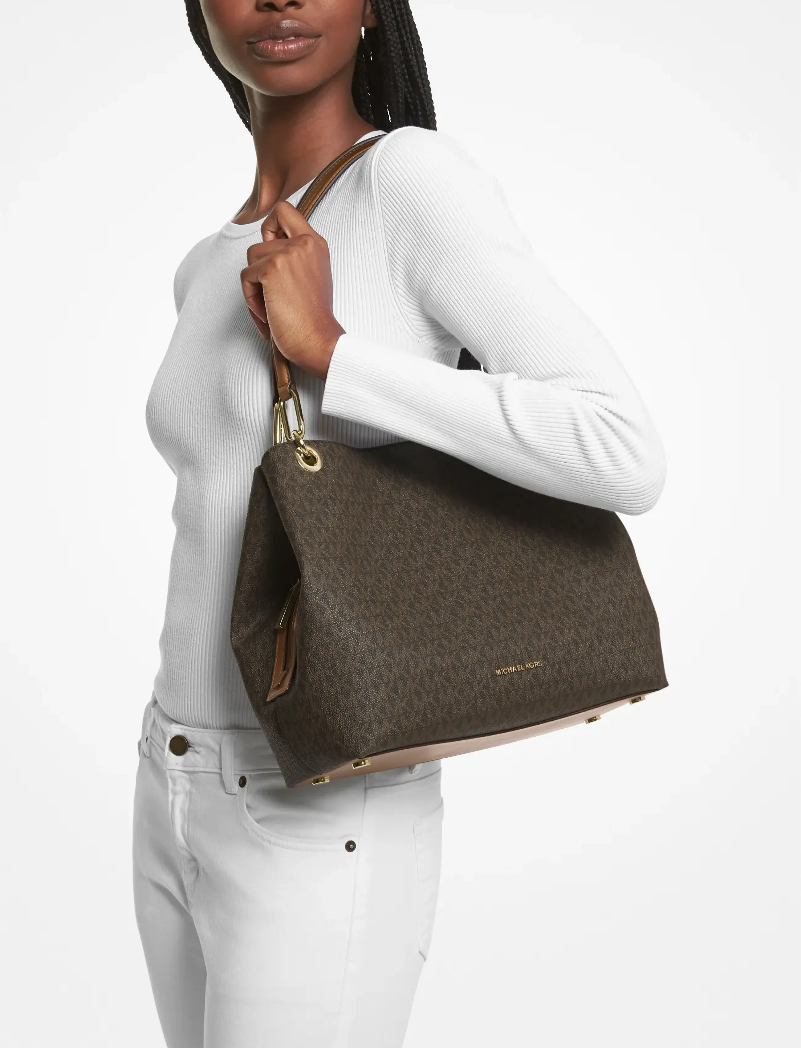 Michael Kors Bags, One Size, Braun - Small Shoulder Bags-crossbody Frauen