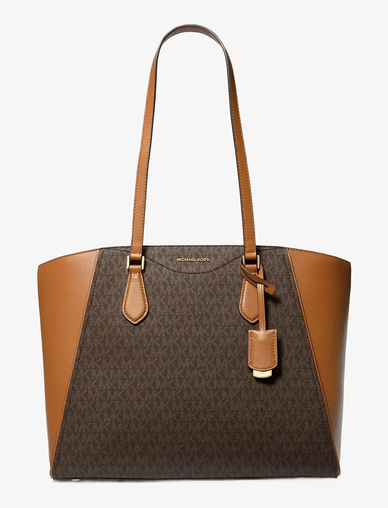 Michael Kors - LG MF TZ TOTE - tote bags - brn/acorn - 0