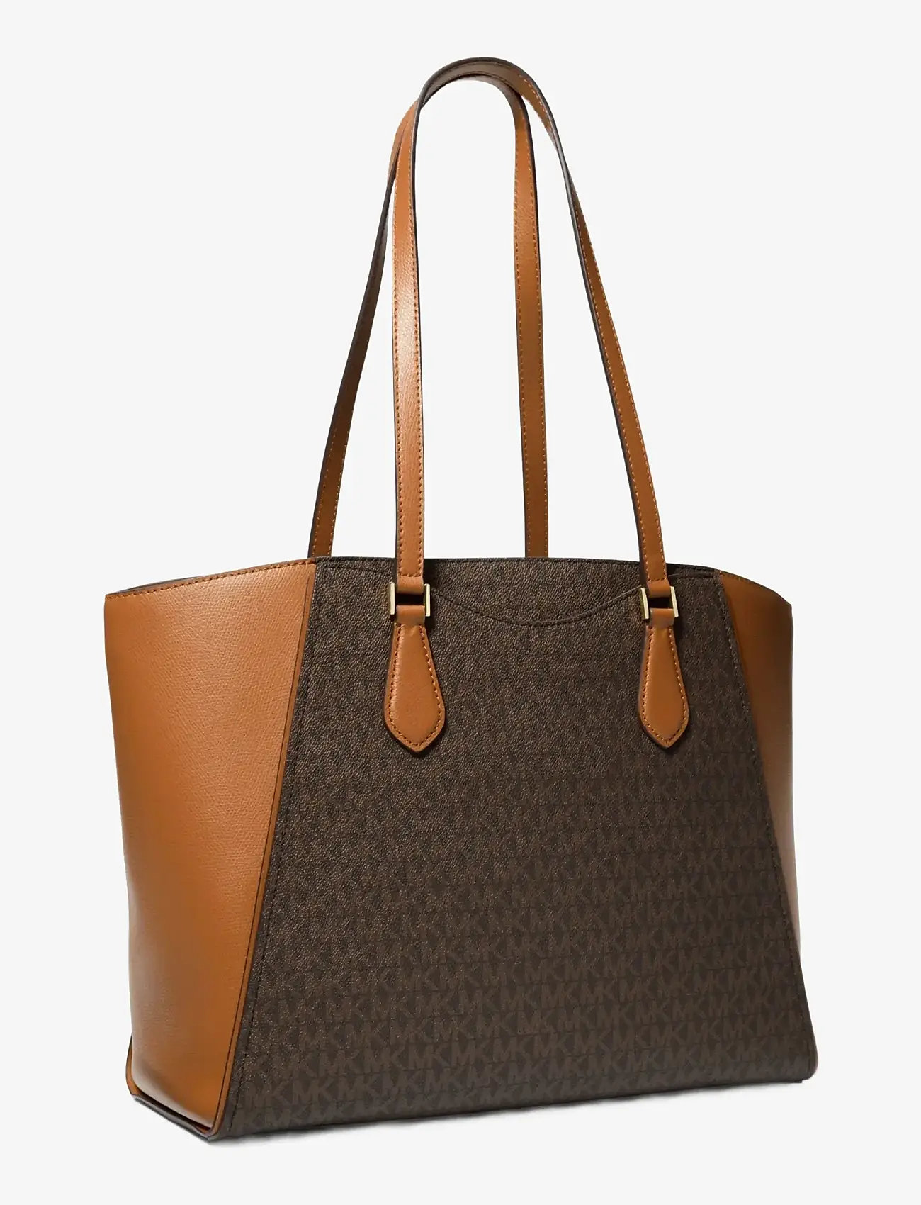 Michael Kors - LG MF TZ TOTE - tote bags - brn/acorn - 1