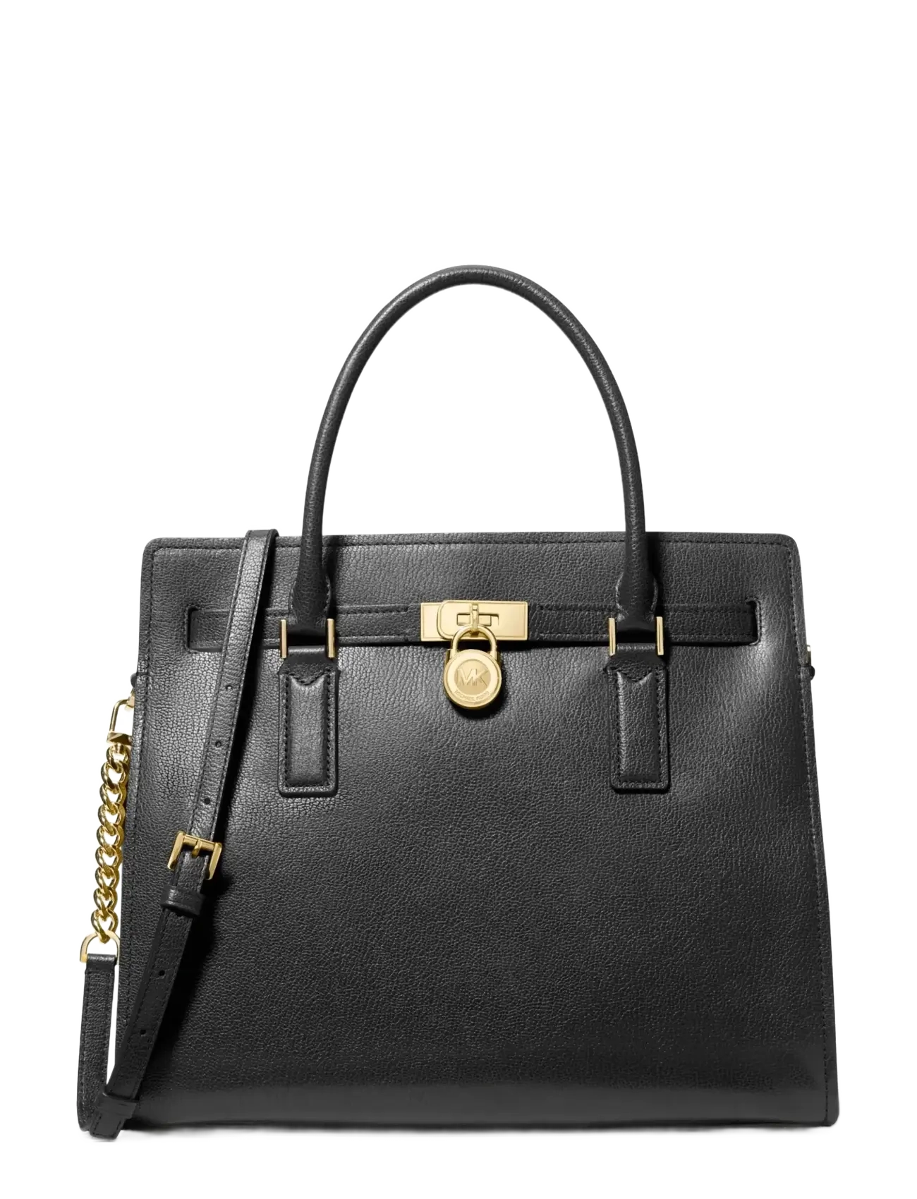 Michael Kors LG SATCHEL - Käekotid - BLACK / black