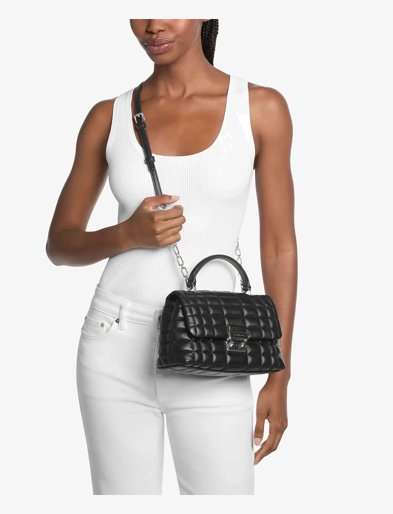 Michael Kors - MD TH SATCHEL - everyday style - black - 3
