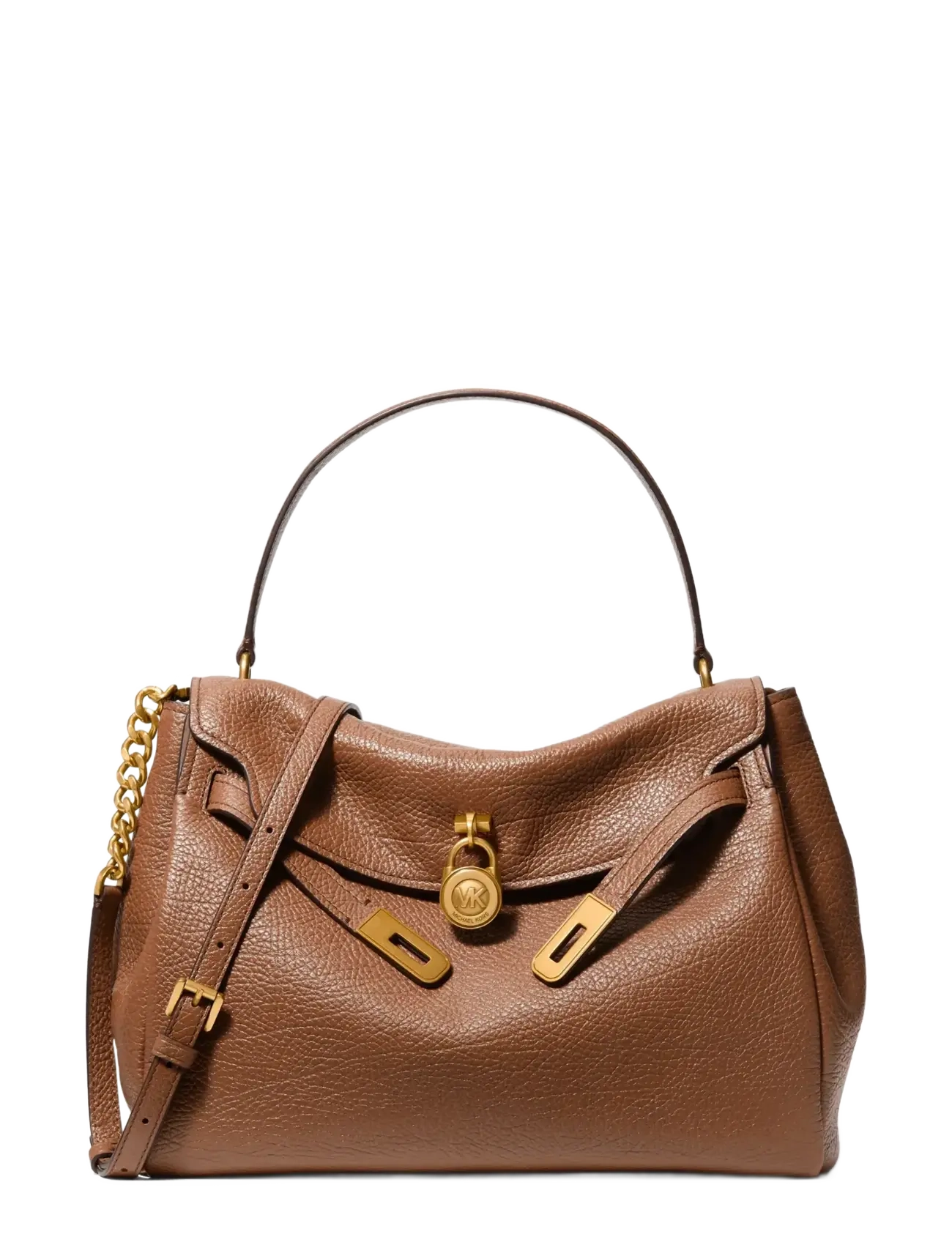 Michael Kors LG FLAP TH SATCHEL - Kotid - LUGGAGE / brown