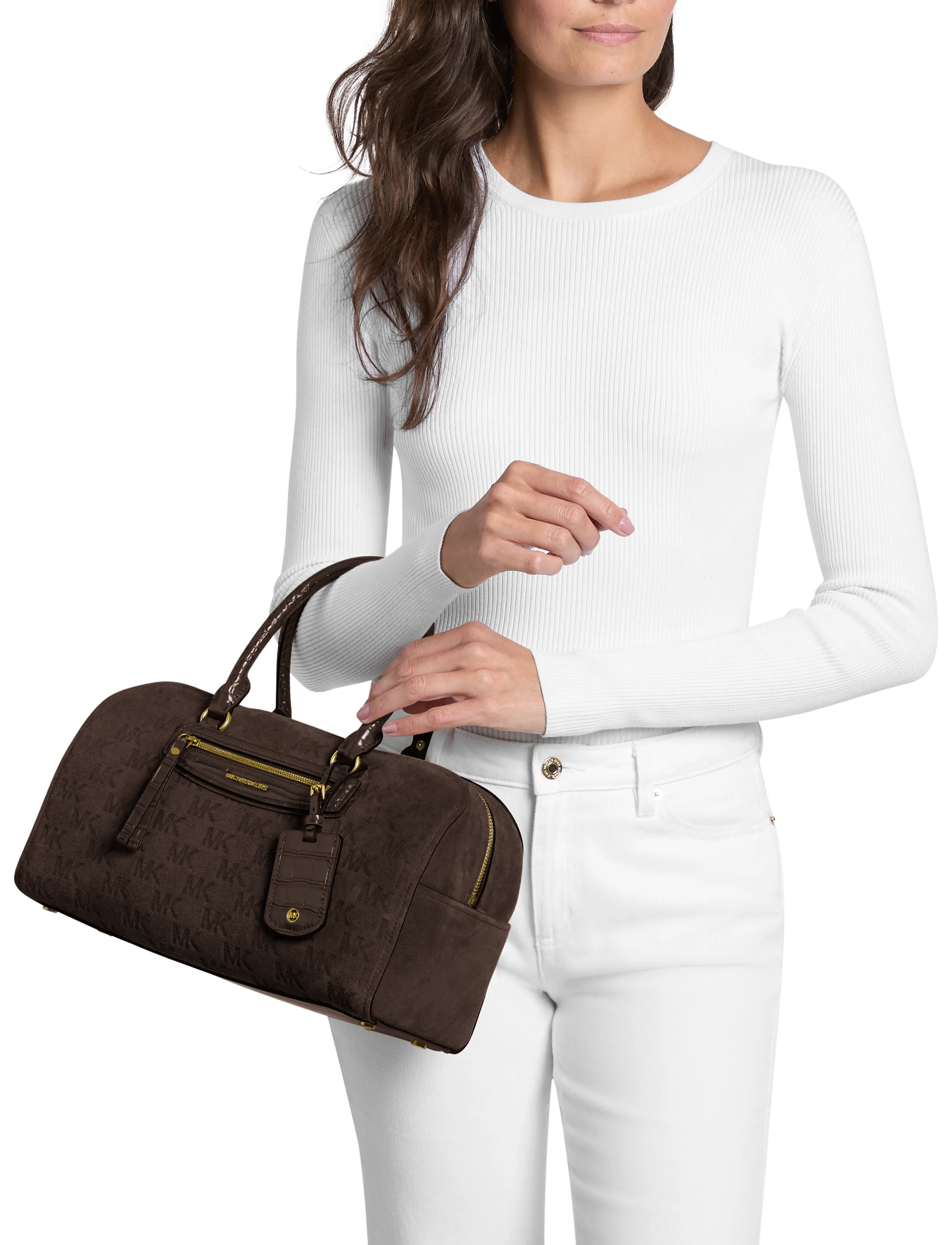 Michael Kors - MD DUFFLE SATCHEL - chocolate - 3