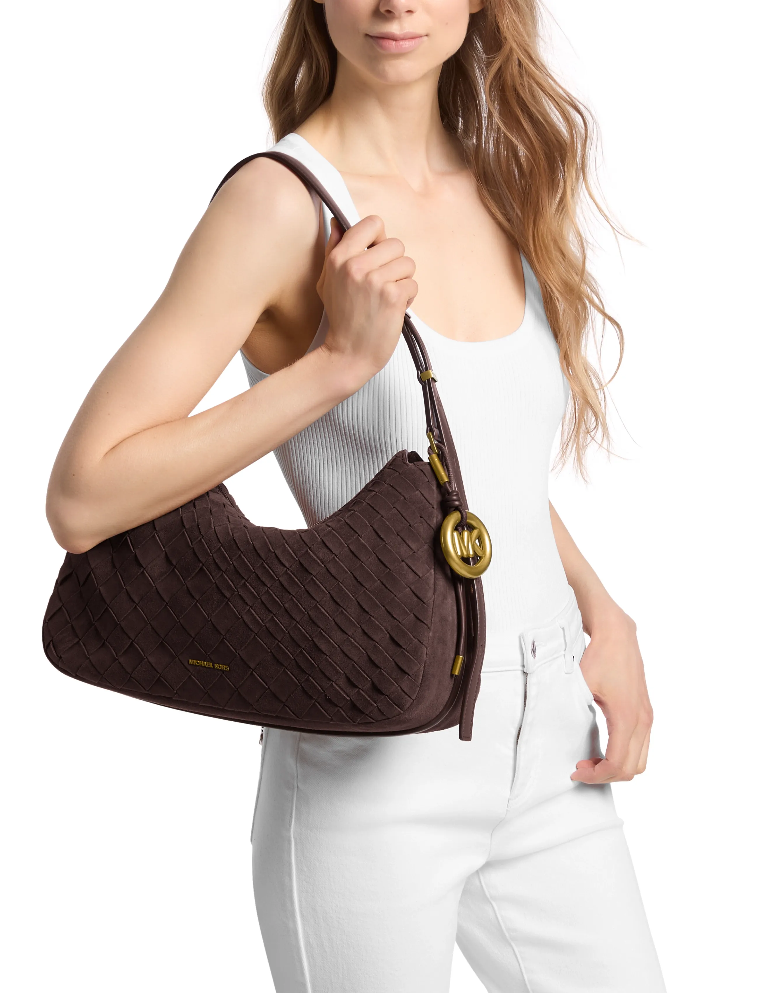 Michael Kors - MD TZ CONV SHLDR - Õlakotid - chocolate - 0