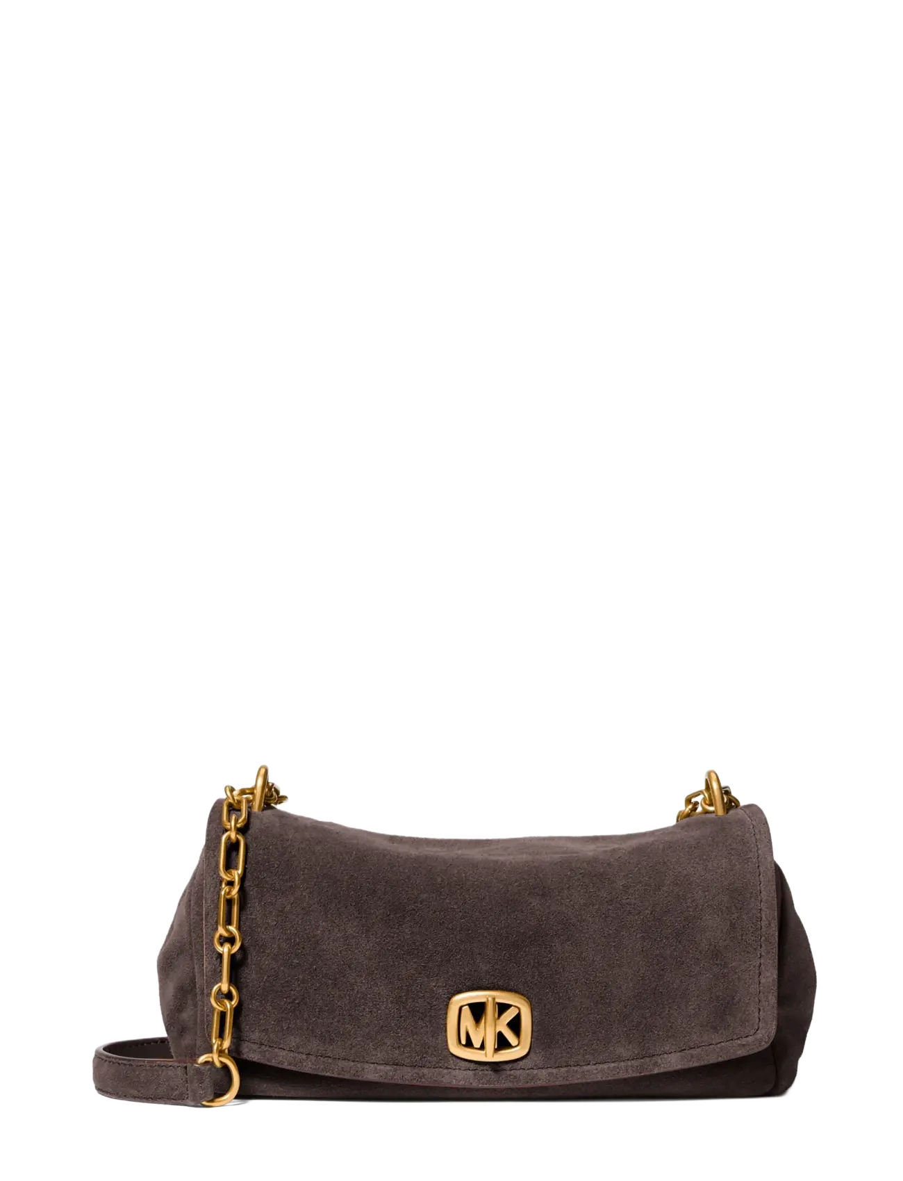 Michael Kors SM TURNLOCK CNV CHN SHDR - Kotid - CHOCOLATE / brown