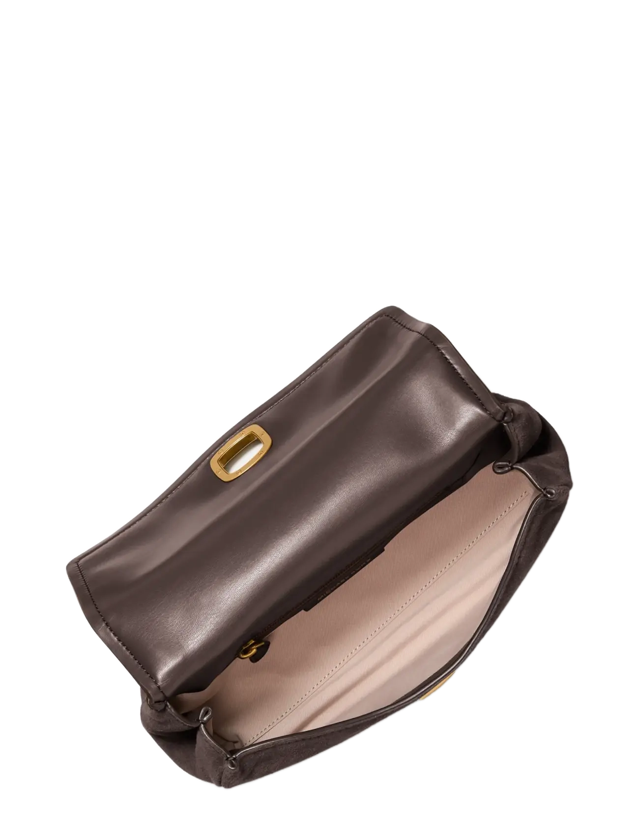 Michael Kors - SM TURNLOCK CNV CHN SHDR - igapäevane stiil - chocolate - 2
