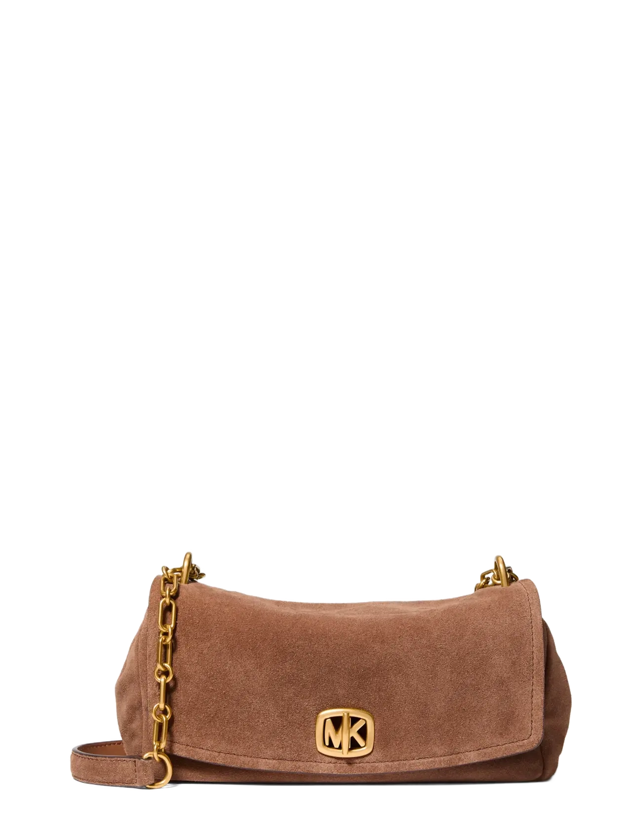 Michael Kors SM TURNLOCK CNV CHN SHDR - Taschen - LUGGAGE / brown