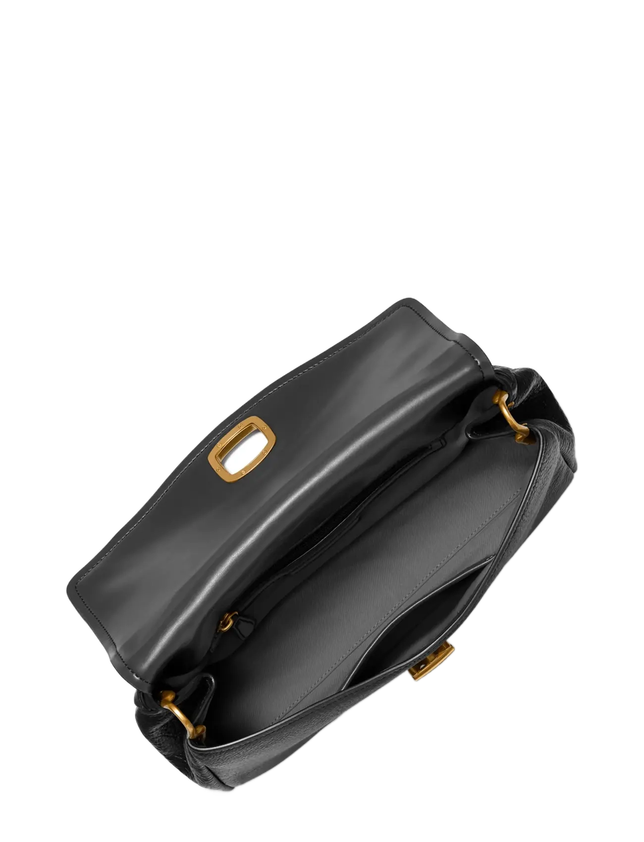 Michael Kors - LG TRNLK CNV CHN SHLDR - everyday style - black - 2