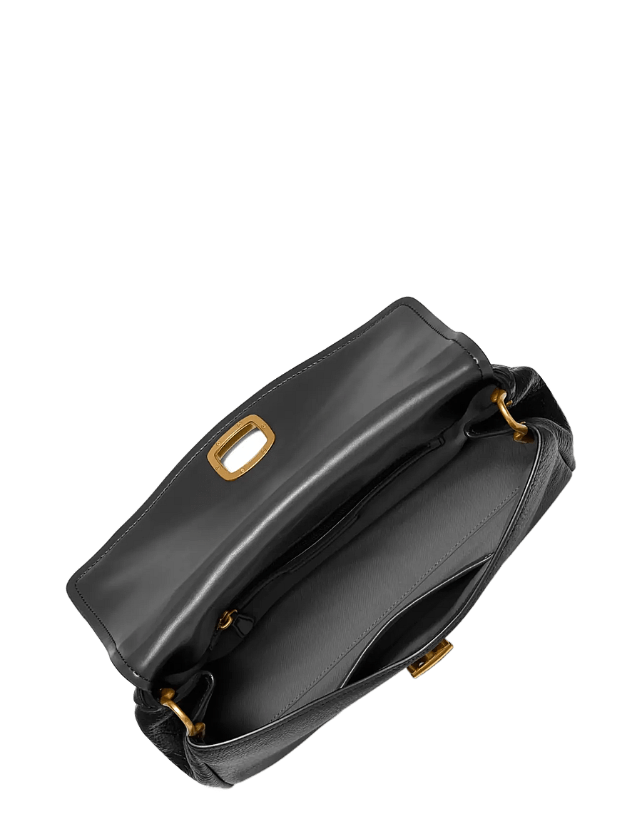 Michael Kors - LG TRNLK CNV CHN SHLDR - alltags-style - black - 2