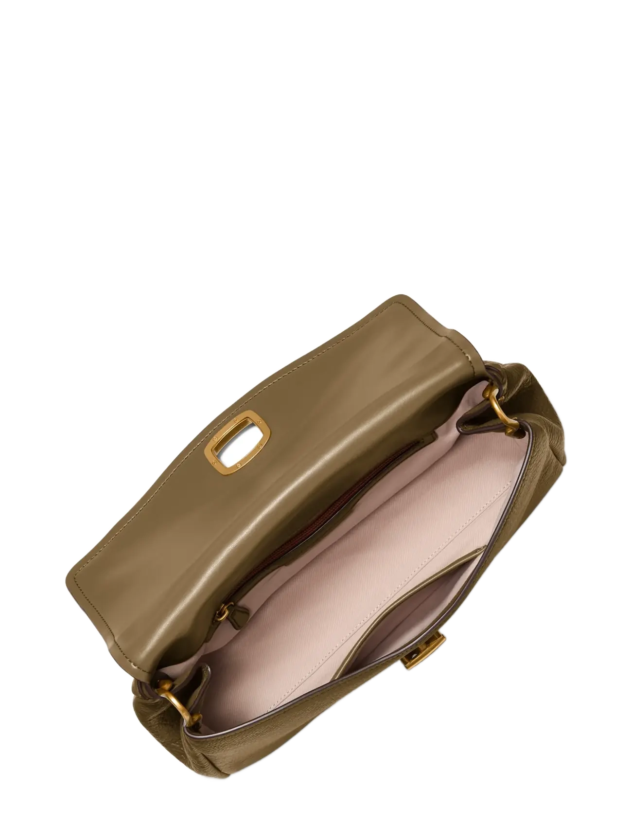 Michael Kors - LG TRNLK CNV CHN SHLDR - alltags-style - loden - 2