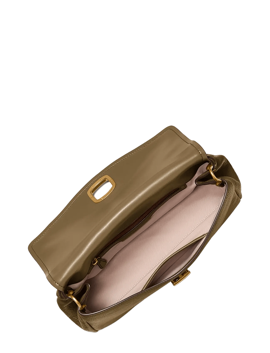 Michael Kors - LG TRNLK CNV CHN SHLDR - alltags-style - loden - 2
