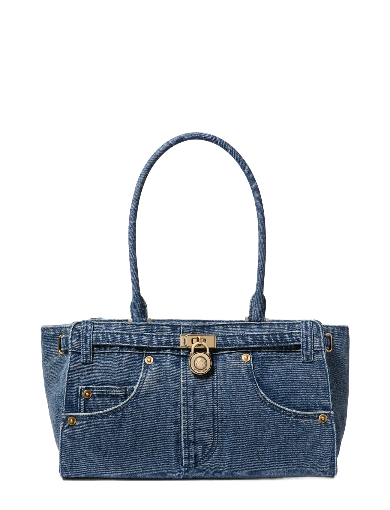 Michael Kors SM EW SHOULDER TOTE - Väskor - LT VTBLU WSH / blue