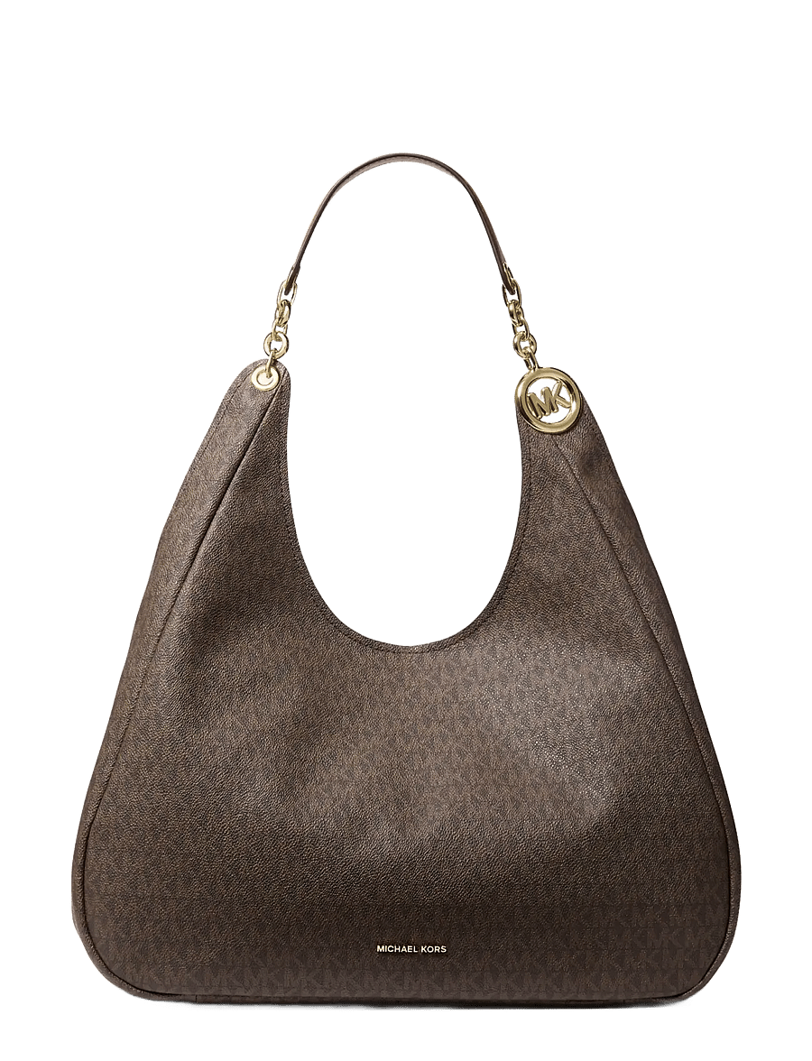 Michael Kors - LG TRPL COMPT SHLDR TOTE - tote bags - brn/acorn - 1