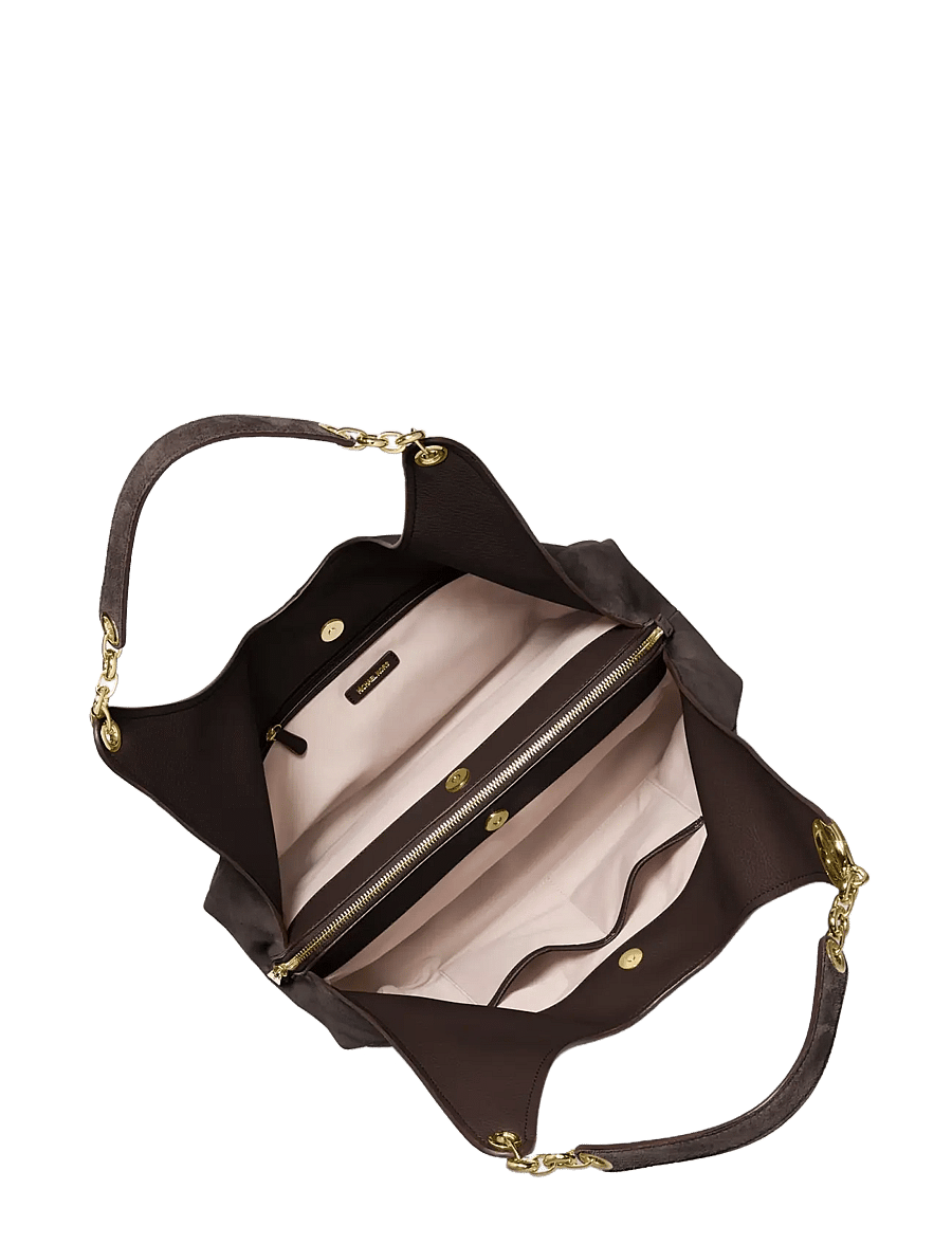 Michael Kors - LG TRPL COMPT SHLDR TOTE - tote bags - chocolate - 2