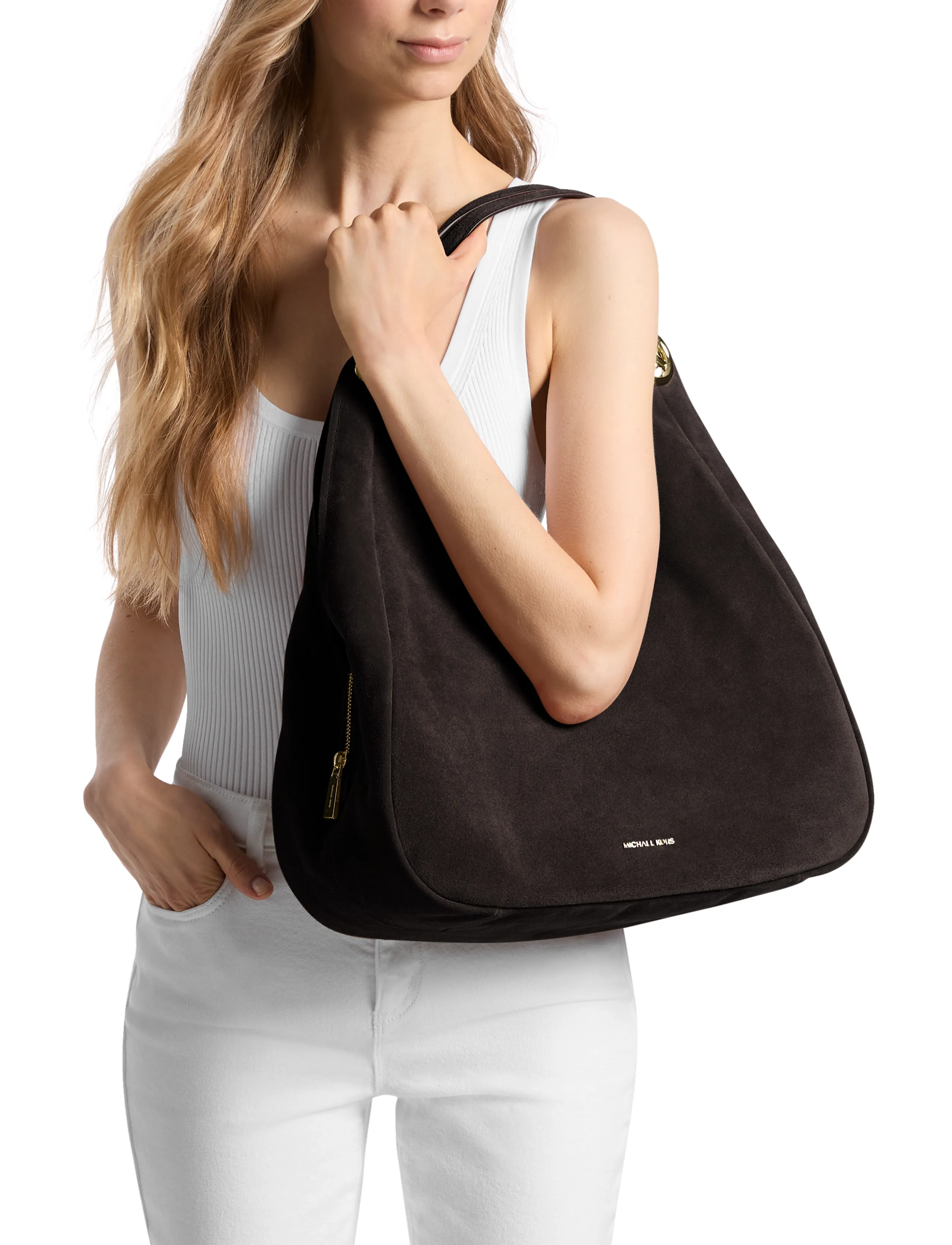 Michael Kors - LG TRPL COMPT SHLDR TOTE - chocolate - 0