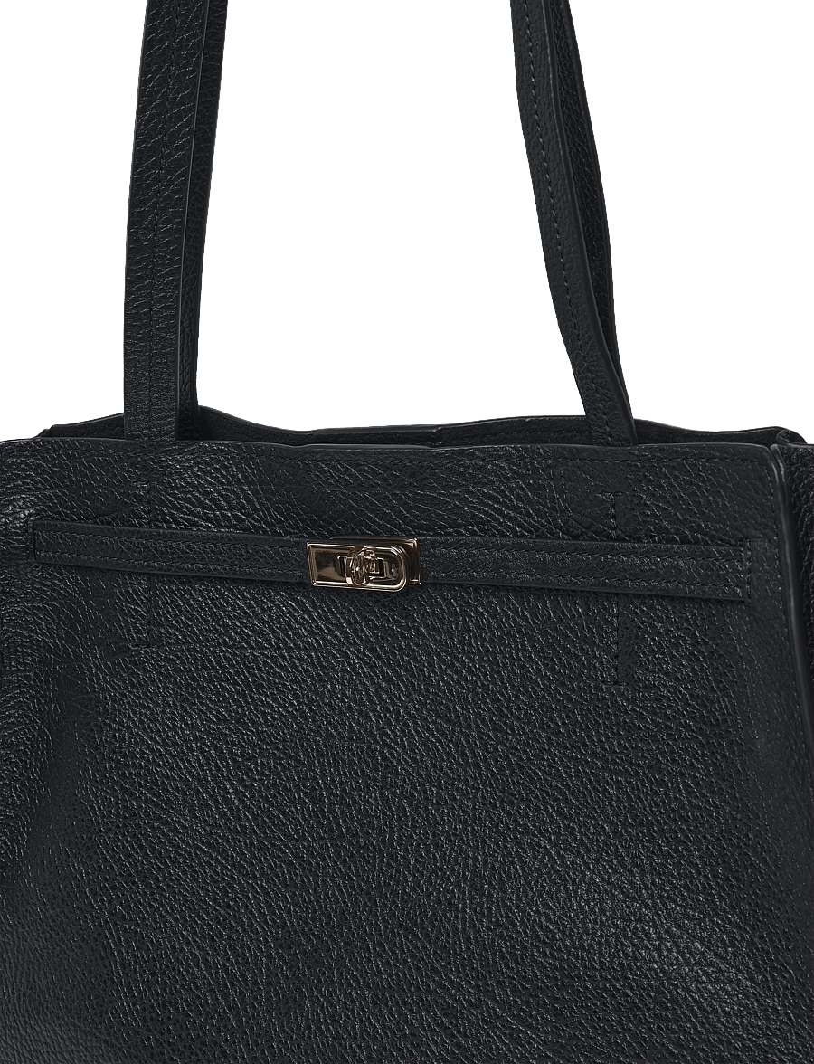 Michael Kors - LG EW FOLD TOTE - tote bags - black - 3