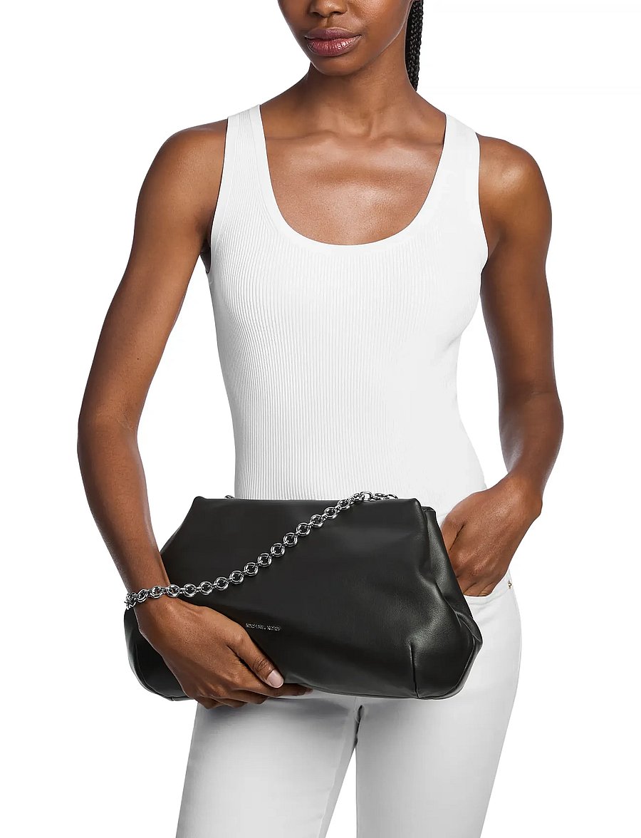 Michael Kors - LG CLOUD FRAME CLUTCH - besondere anlässe - black - 3