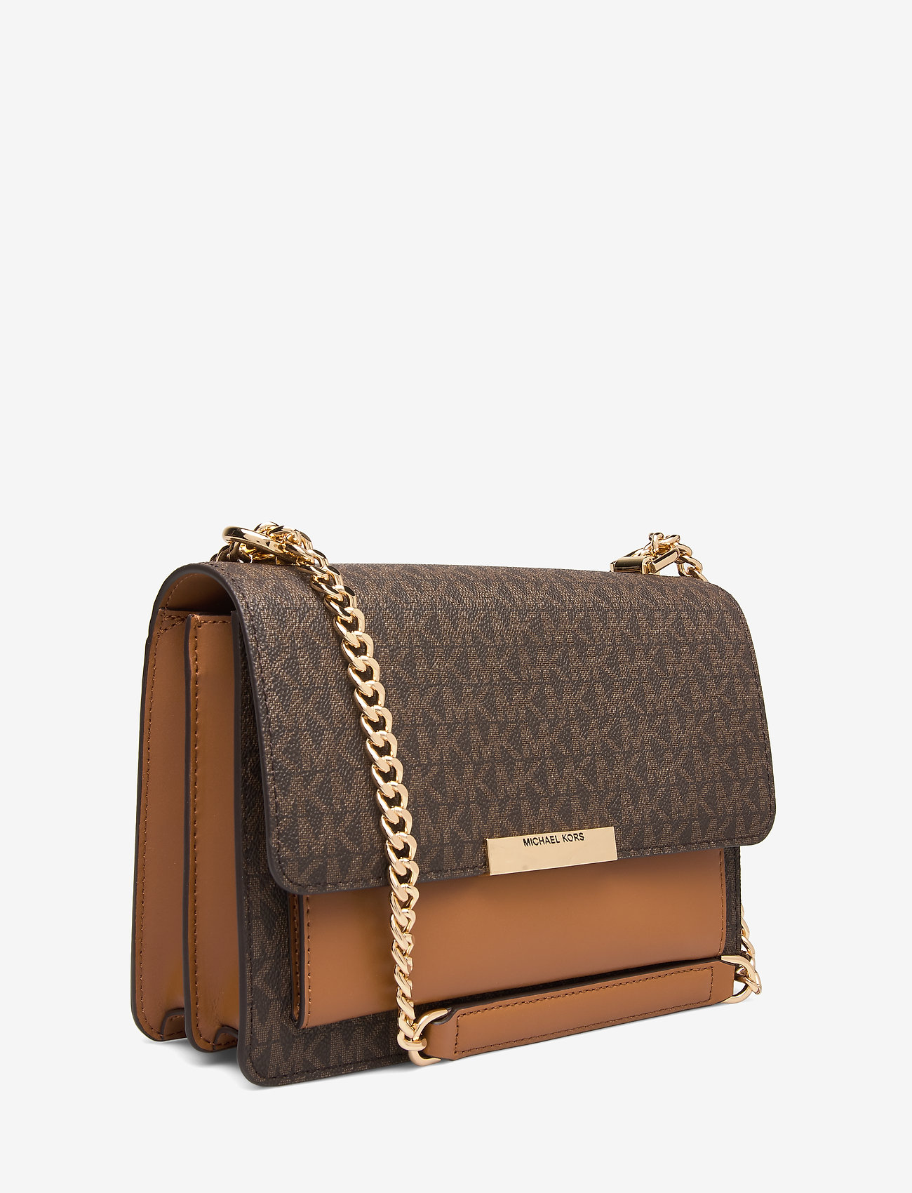 Michael Kors - LG GUSSET SHLDR - brn/acorn - 2