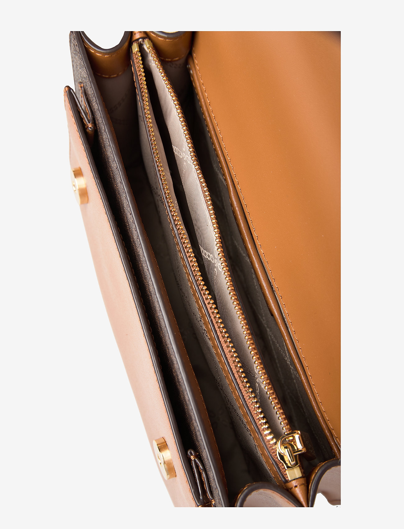 Michael Kors - LG GUSSET SHLDR - brn/acorn - 4