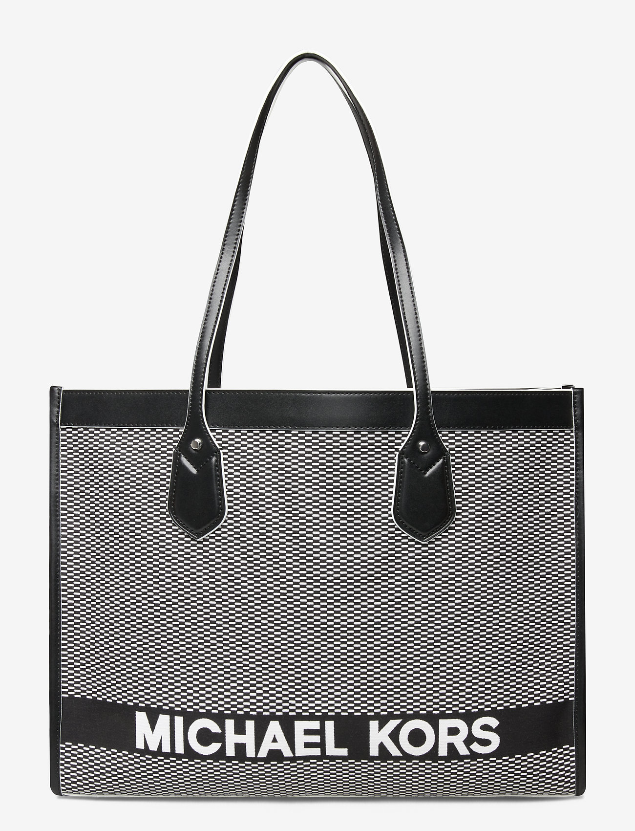 Michael Kors - LG EW TOTE - blk/opticwht - 0