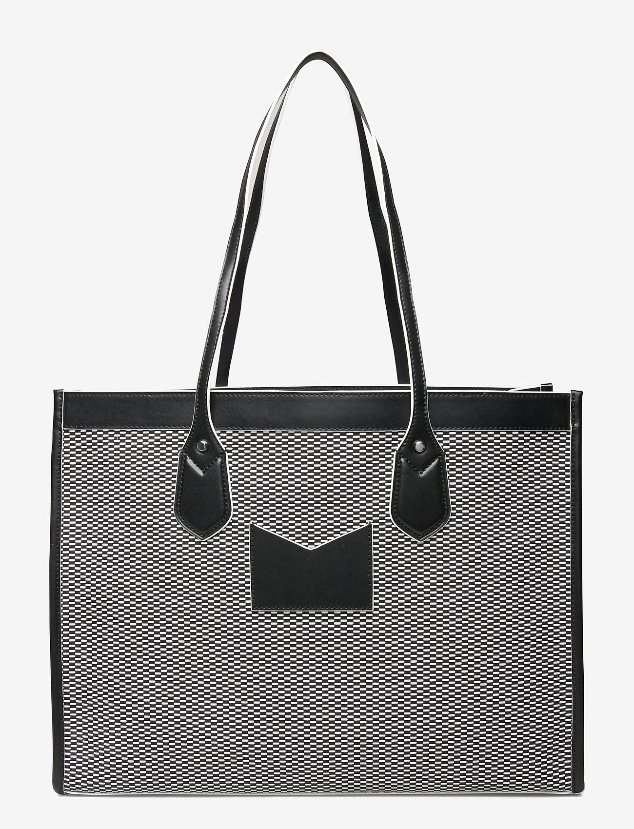 Michael Kors - LG EW TOTE - blk/opticwht - 1