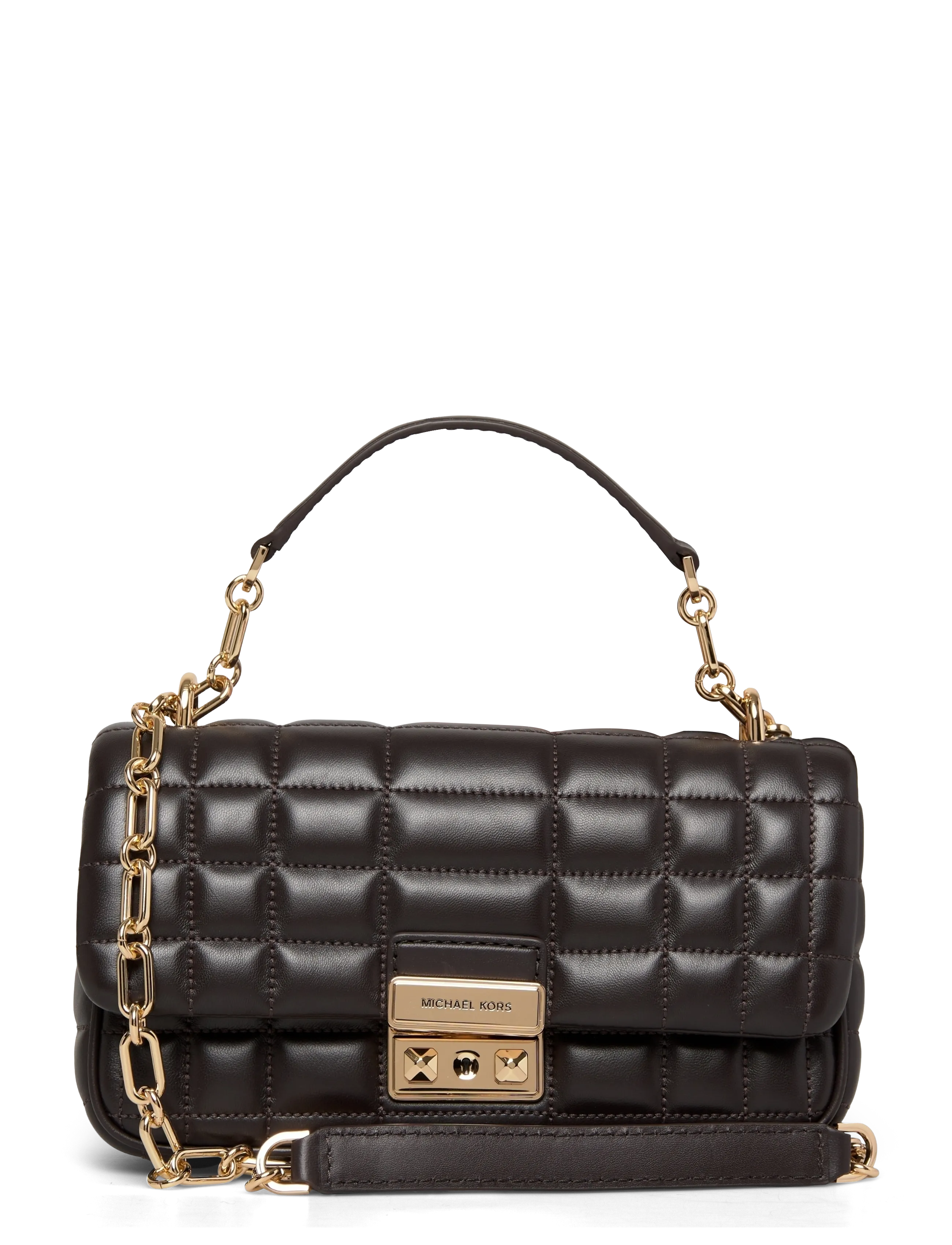 Michael Kors SM CONV CHAIN SHLDR - Handväskor - CHOCOLATE / brown