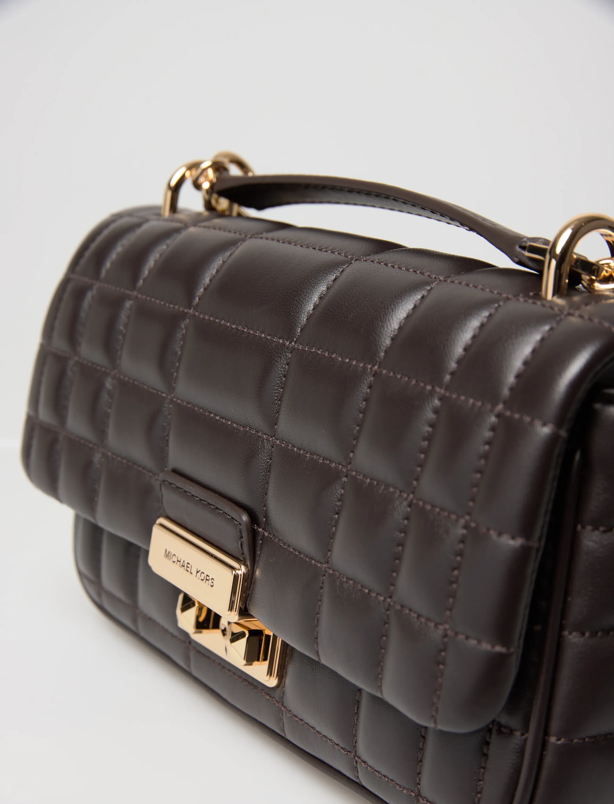 Michael Kors - SM CONV CHAIN SHLDR - everyday style - chocolate - 3
