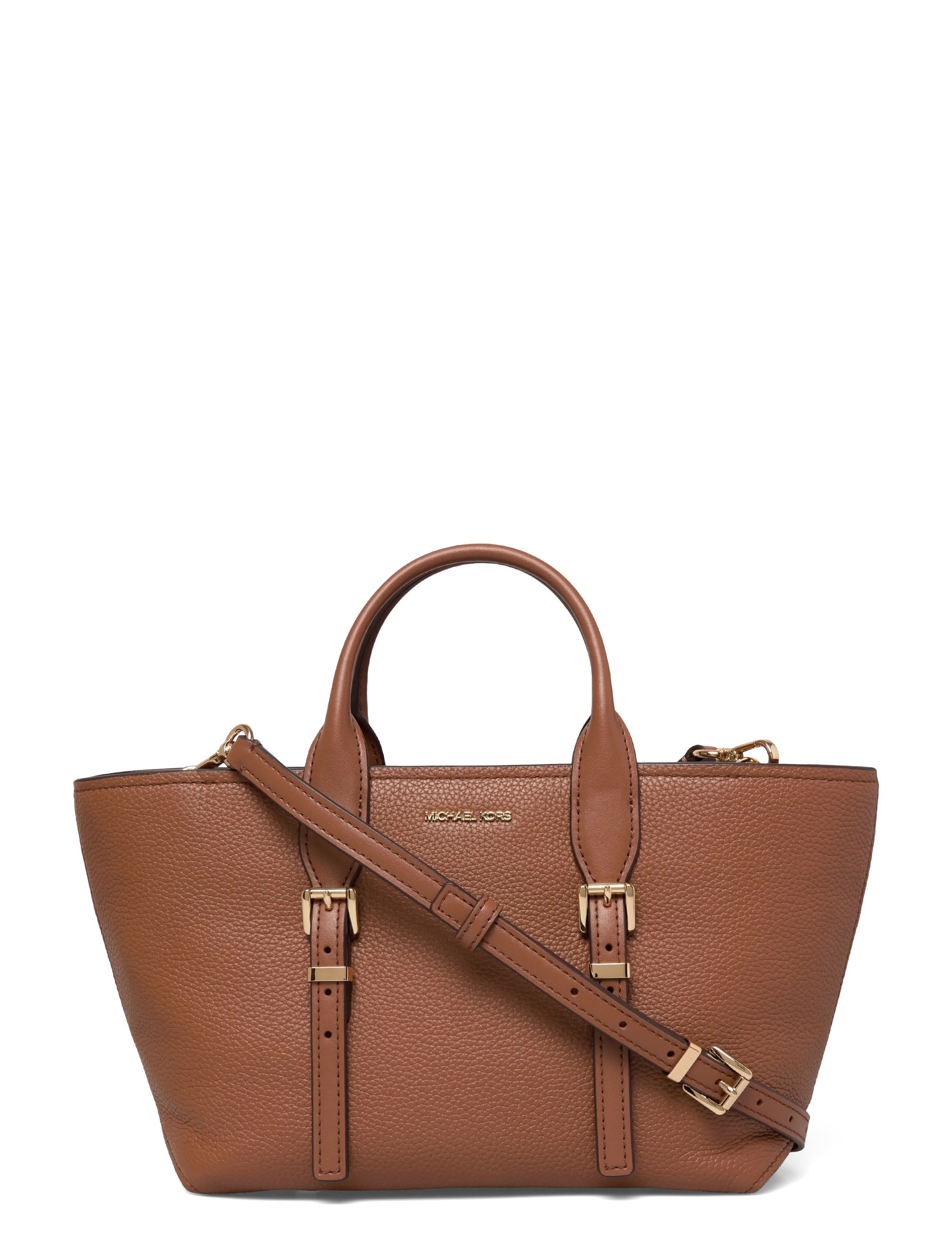 Michael Kors Sm Satchel, Kvinder, Satchel Taske Med Top Håndtag, Brun, Str: ONE SIZE