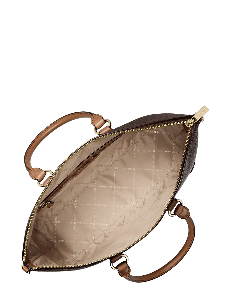 Michael Kors - LG EW DOME SATCHEL - brn/acorn - 1