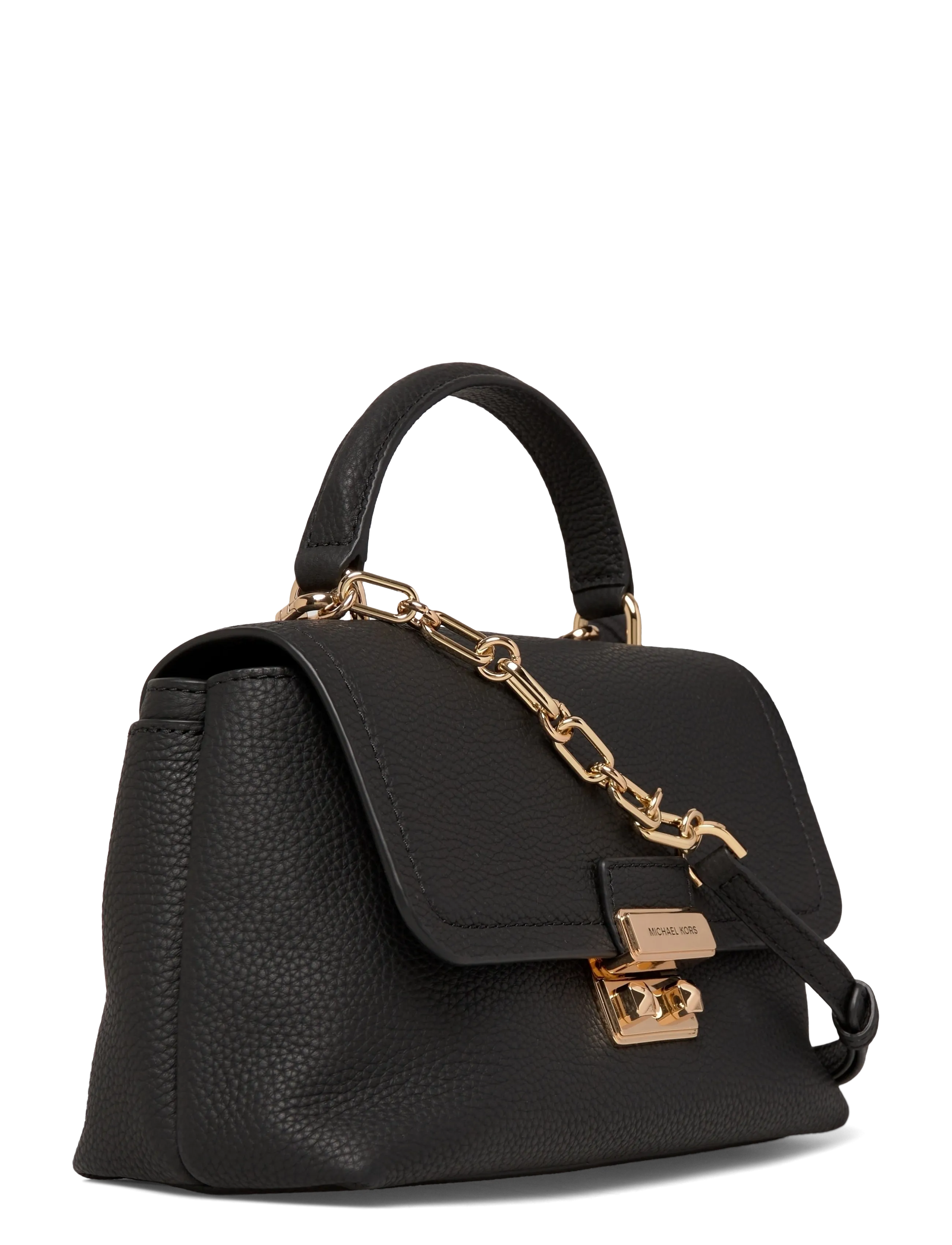 Michael Kors - MD TH SATCHEL - crossbody bags - black - 2