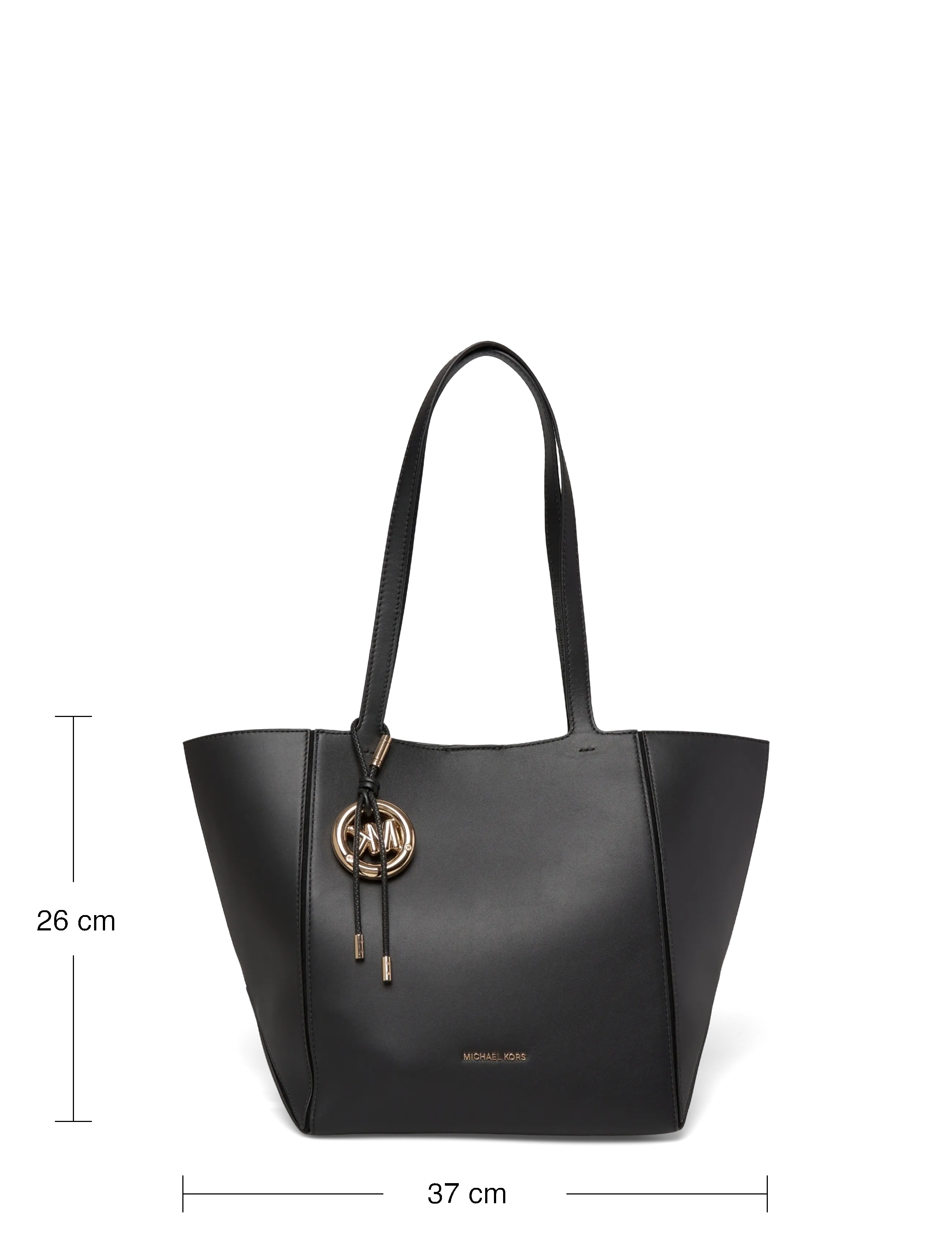 Michael Kors - MD CONV CINCHED TOTE - tote bags - black - 3