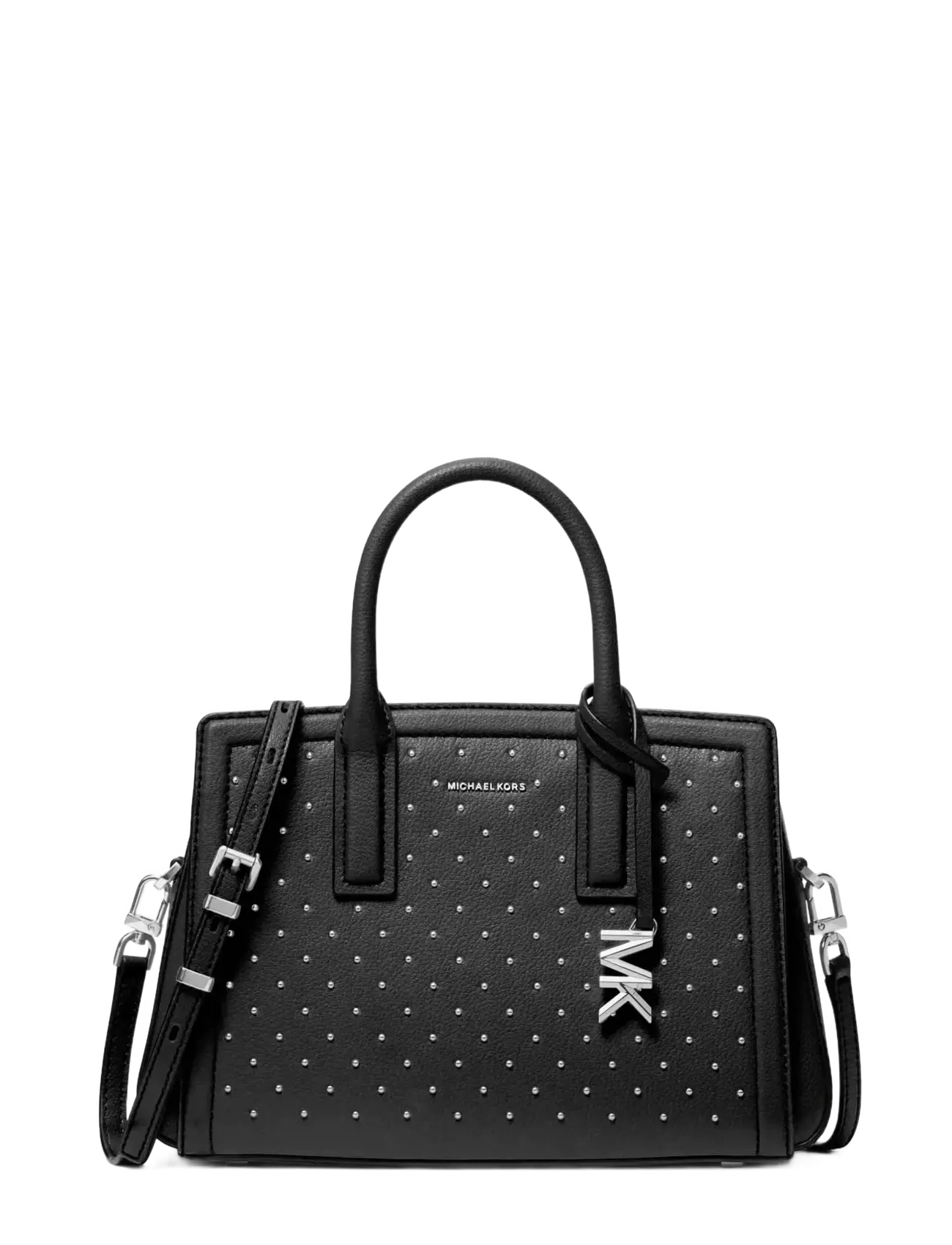 Michael Kors SM SATCHEL - Handväskor - BLACK / black