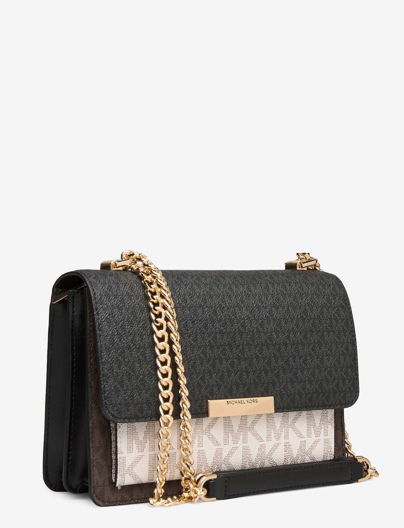 Michael Kors - LG GUSSET SHLDR - brown multi - 2