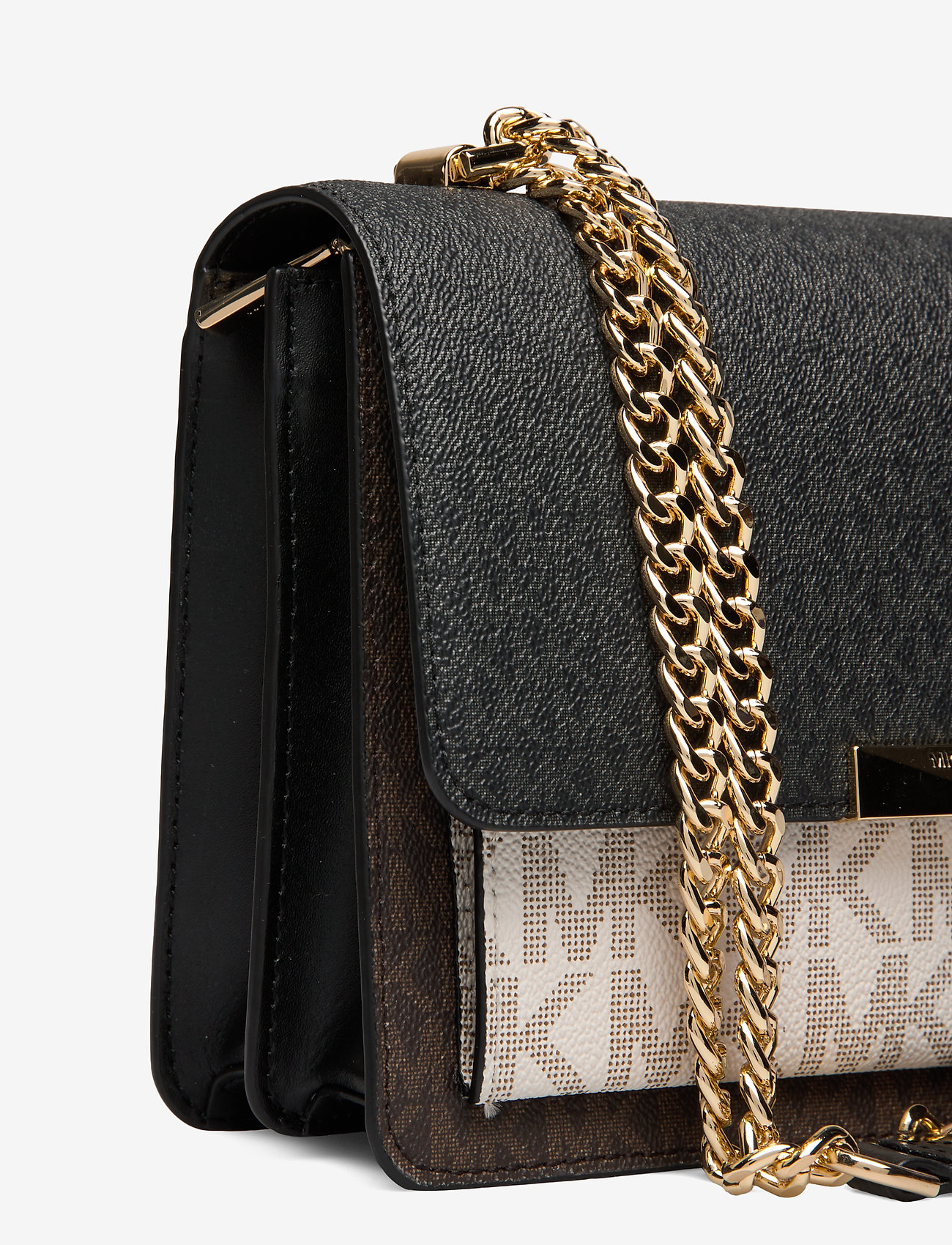 Michael Kors - LG GUSSET SHLDR - brown multi - 3