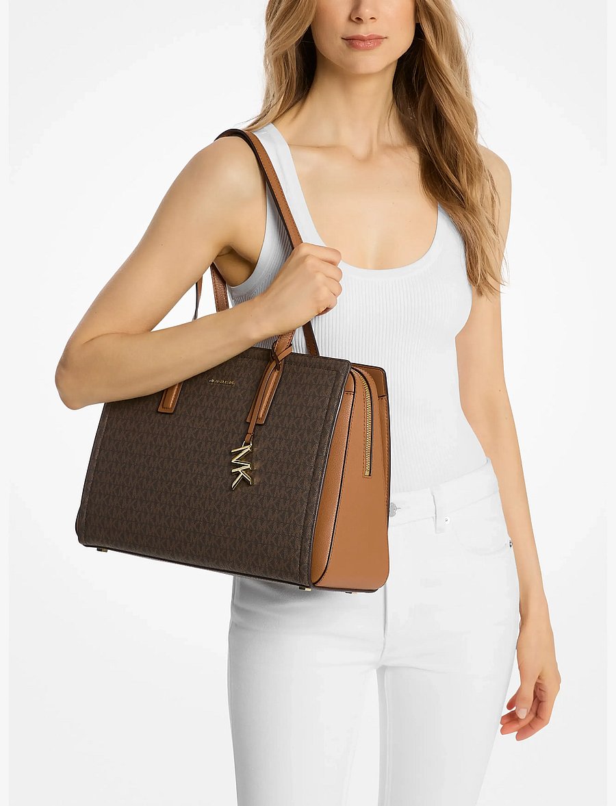 Michael Kors - MD TOTE - tote bags - brn/acorn - 0