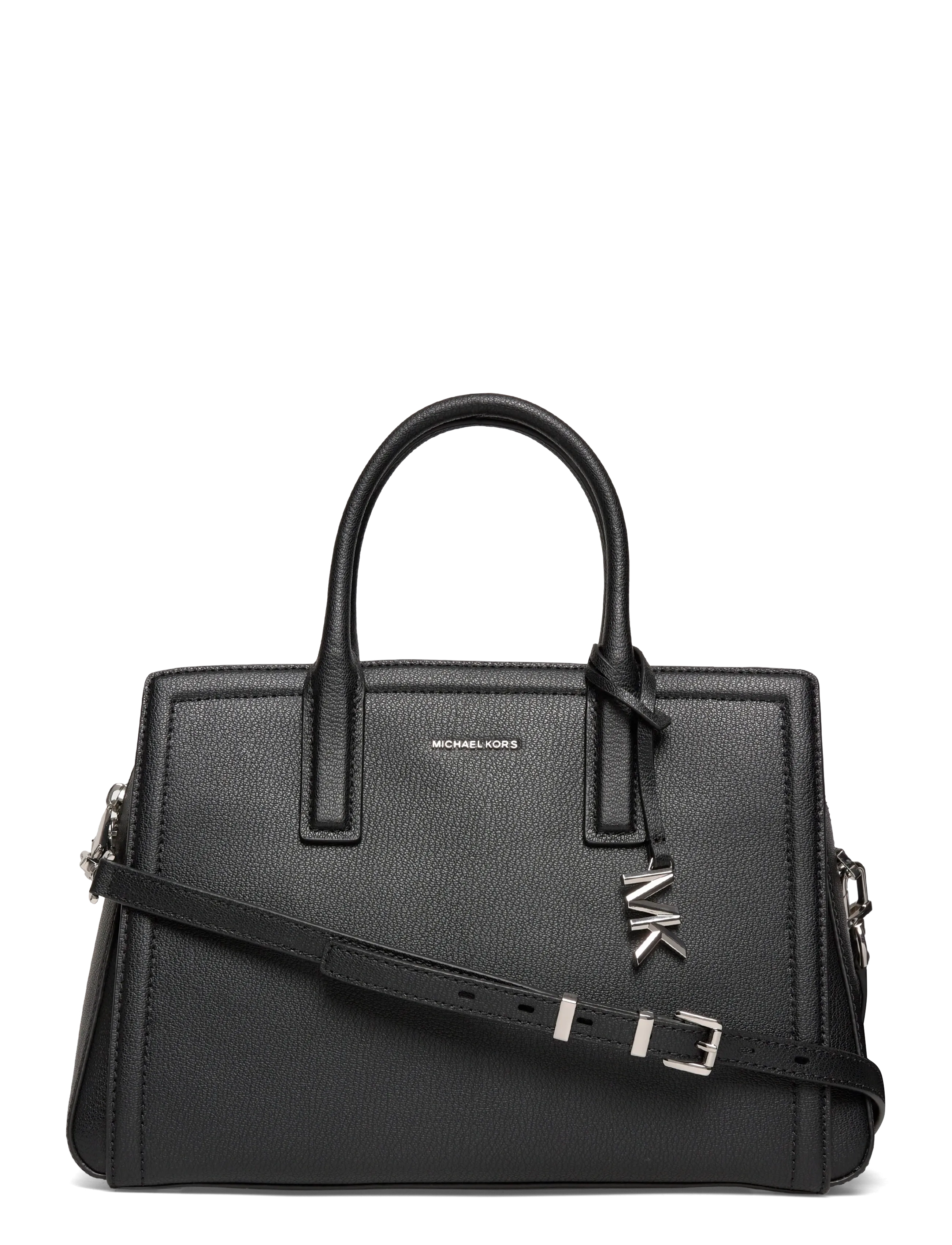 Michael Kors MD SATCHEL - Crossbody Bags - BLACK / black