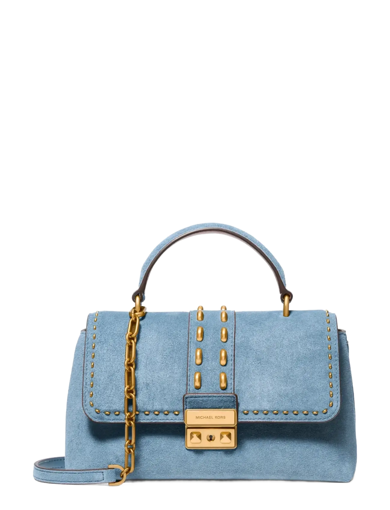 Michael Kors SATCHEL - Handväskor - CHAMBRAY / blue