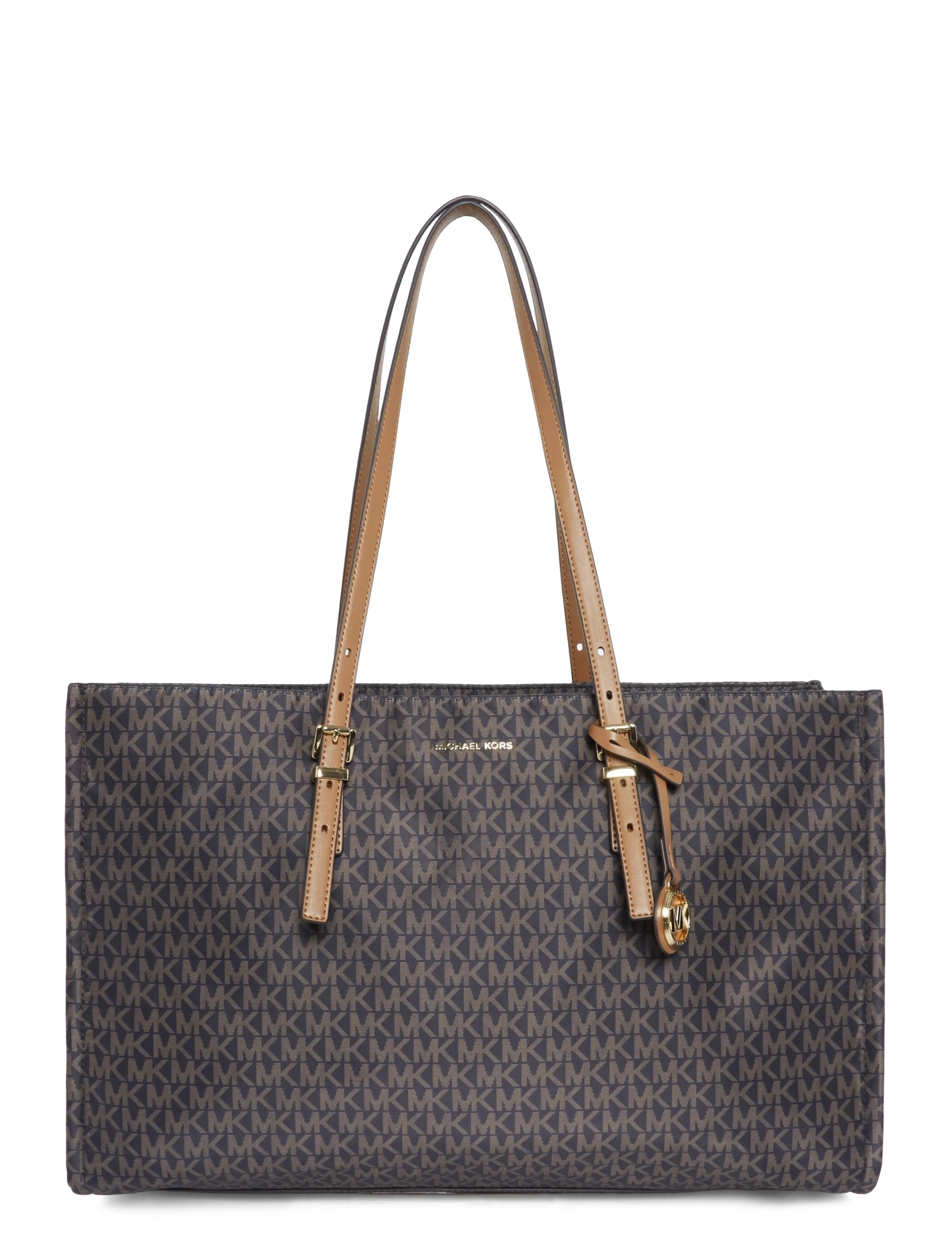 Michael Kors - LG EW MF TZ TOTE - aksessuaarid - brn/acorn - 2