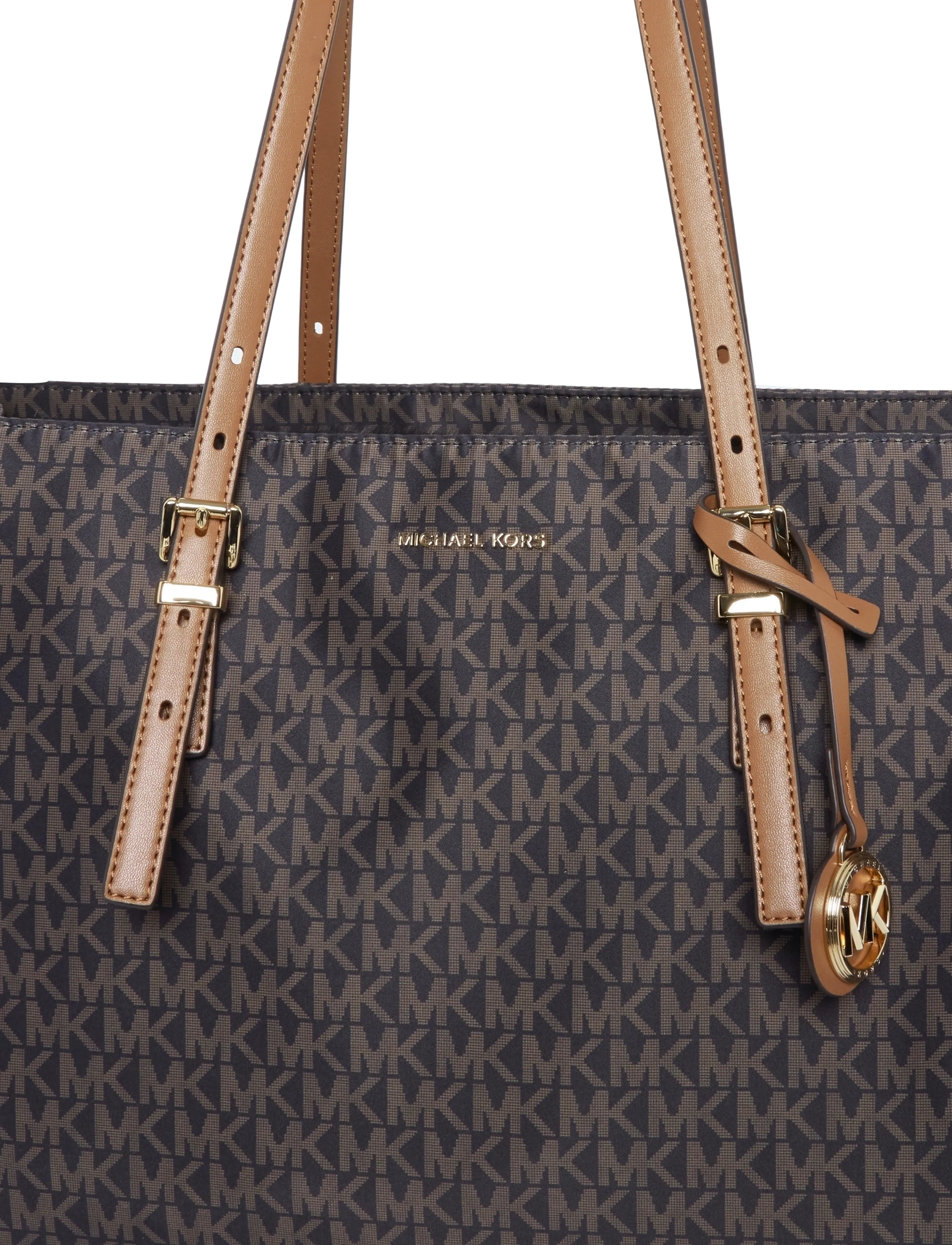 Michael Kors - LG EW MF TZ TOTE - aksessuaarid - brn/acorn - 3