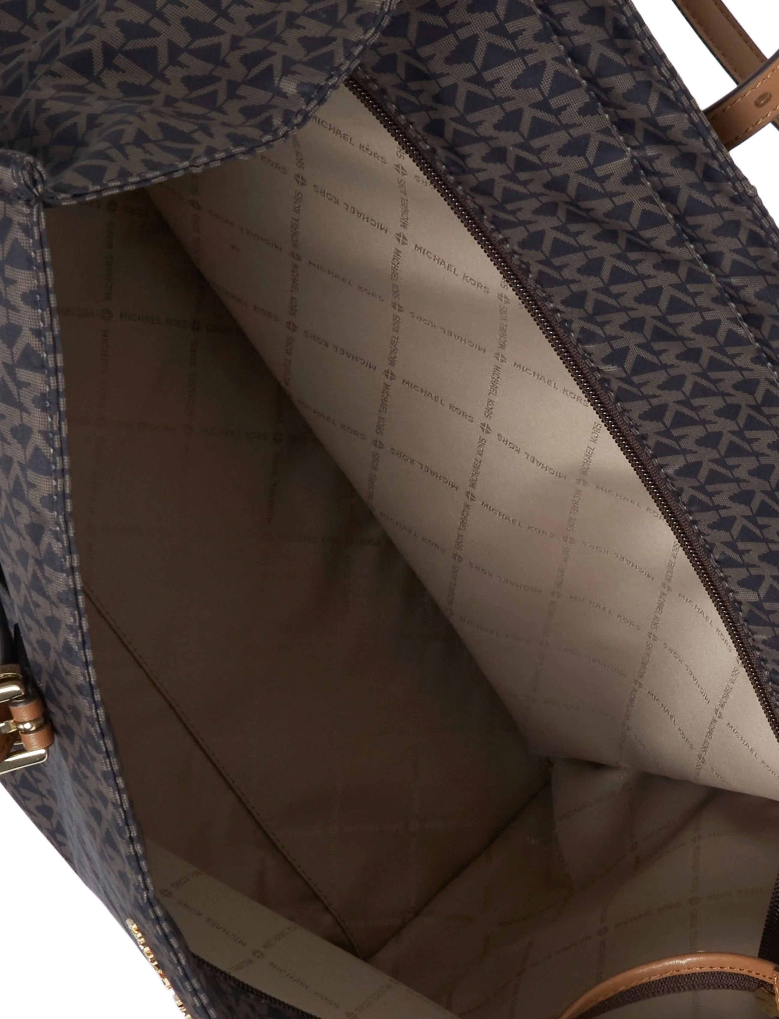 Michael Kors - LG EW MF TZ TOTE - aksessuaarid - brn/acorn - 4
