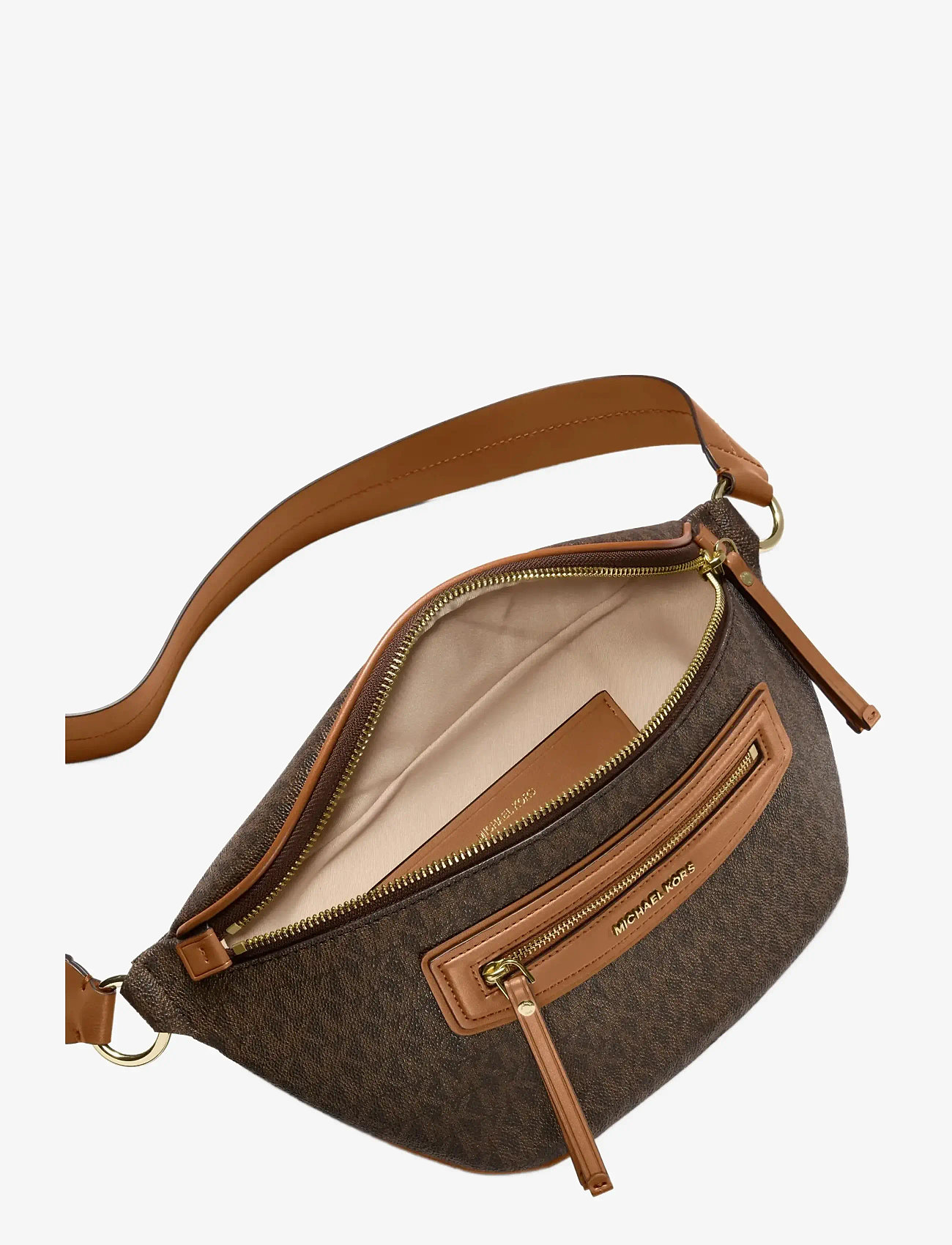 Michael Kors - MESSENGER - bæltetasker - brn/acorn - 2