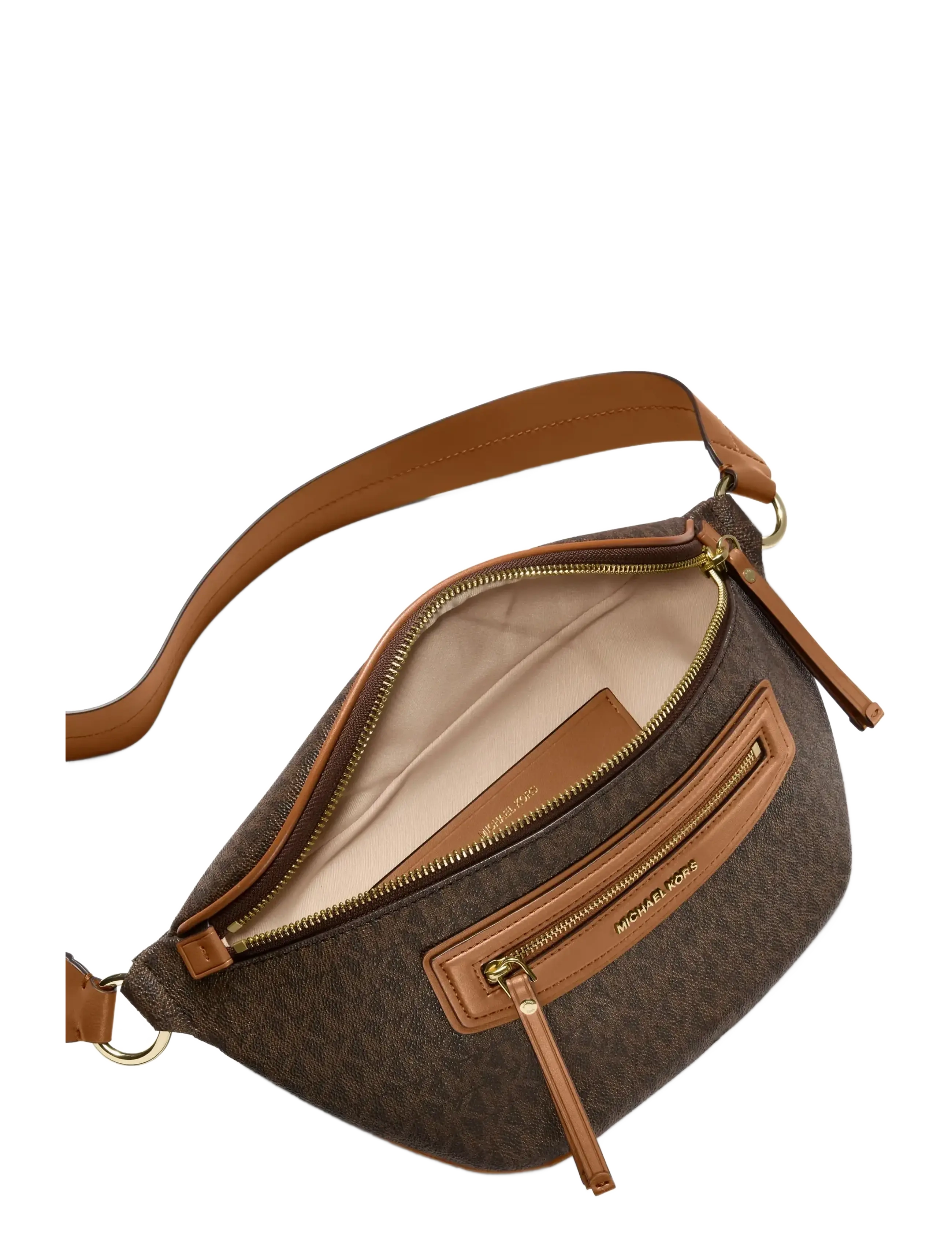 Michael Kors - MESSENGER - bauchtaschen - brn/acorn - 2