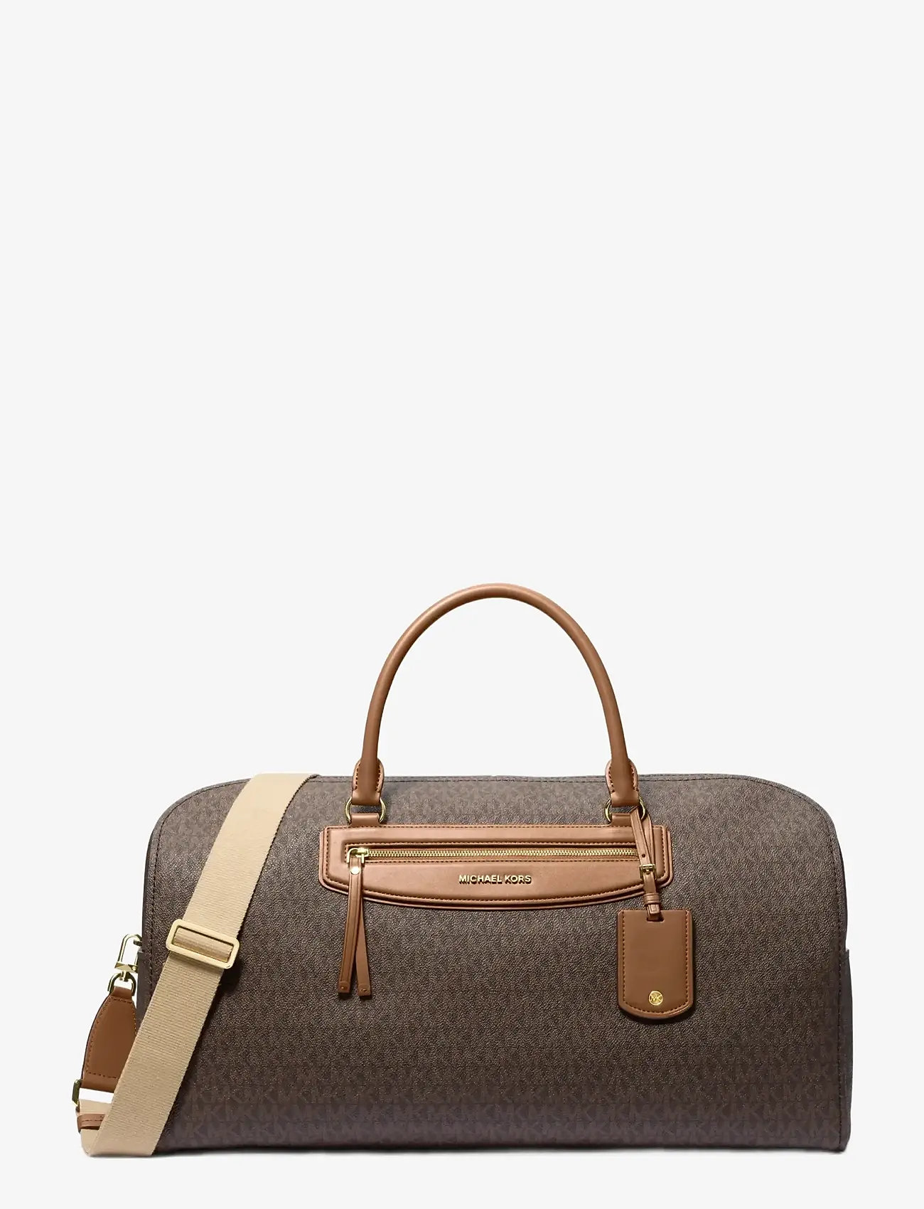 Michael Kors - TRAVEL PIECES - rankinės ilgu dirželiu - brn/acorn - 1