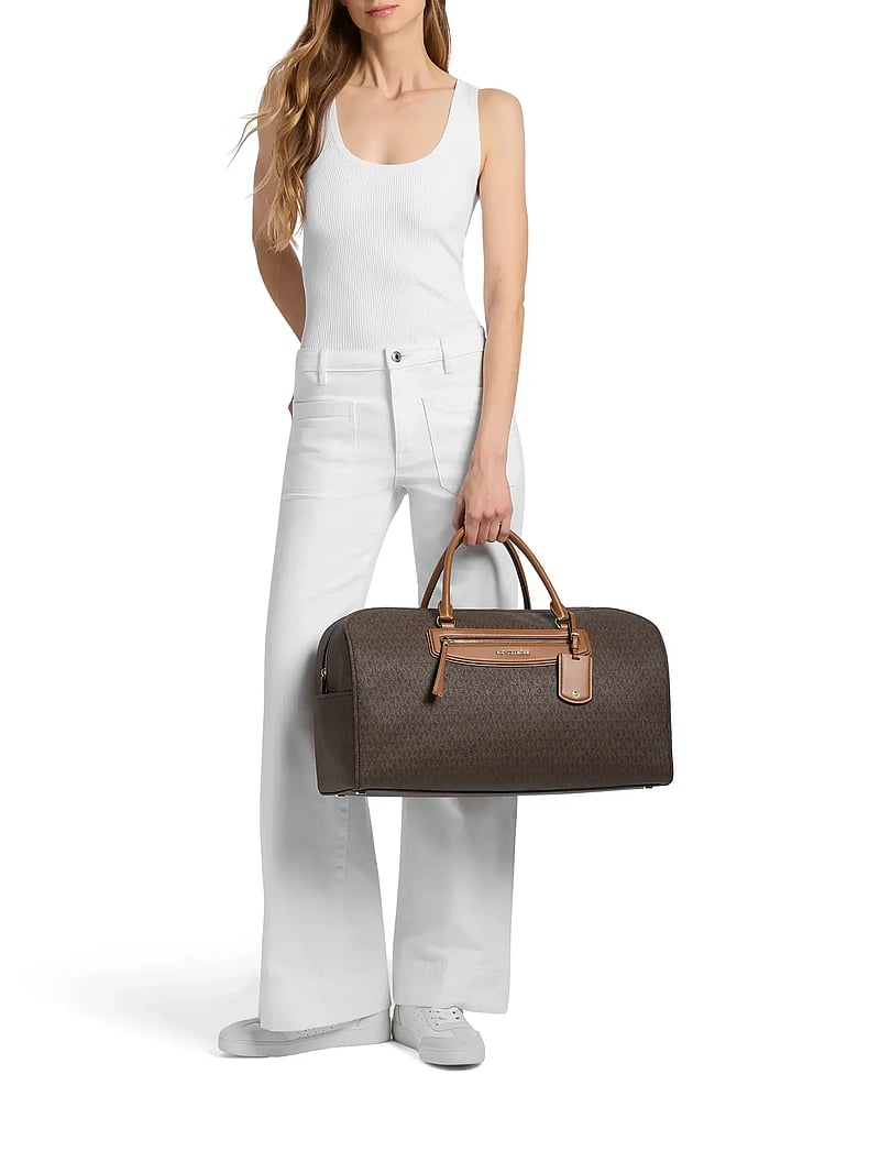 Michael Kors - TRAVEL PIECES - rankinės ilgu dirželiu - brn/acorn - 0