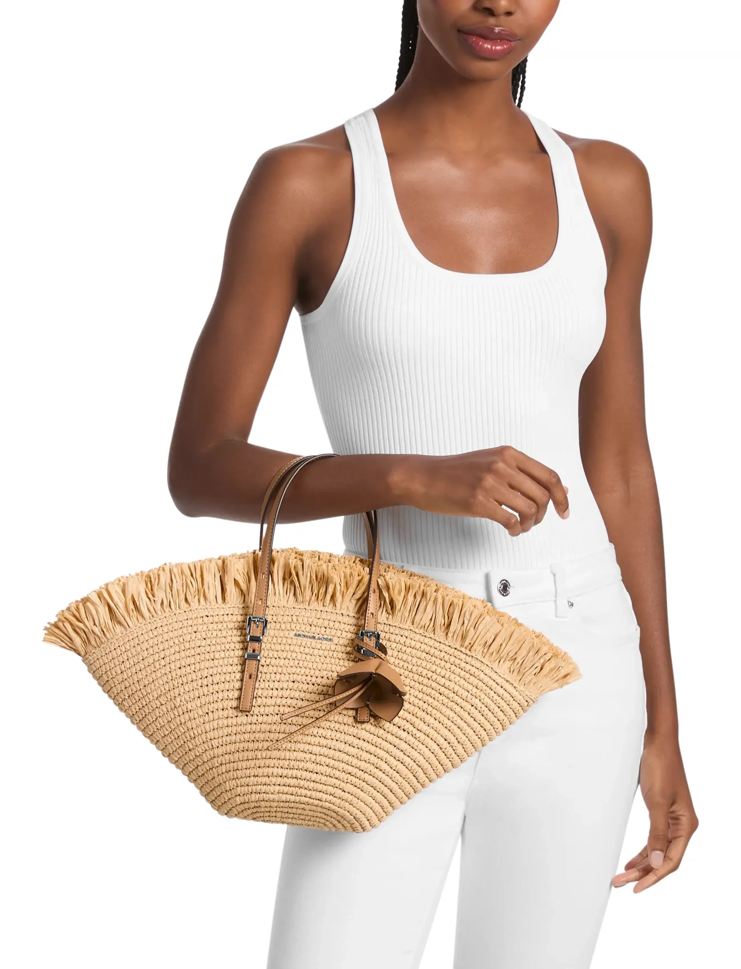 Michael Kors Lg Fan Tote, One Size, Bags, Braun - Totes, Frauen