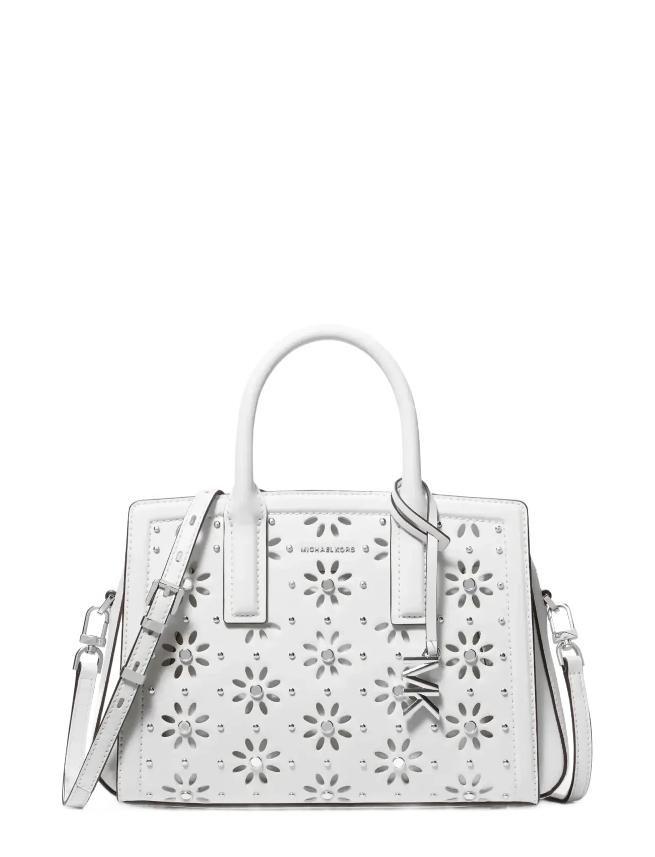 Michael Kors SATCHEL - Väskor - OPTIC WHITE / white