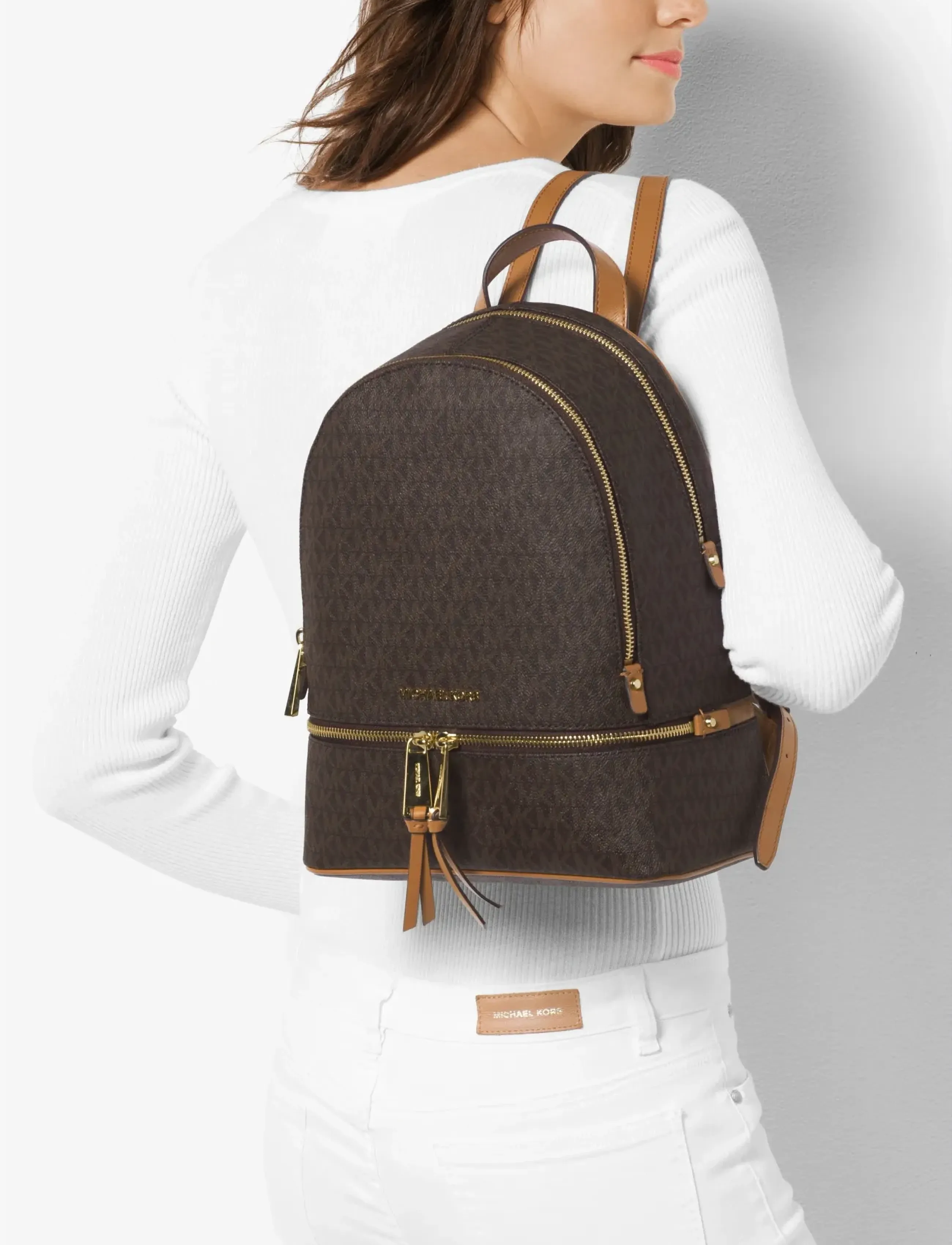 Michael Kors Md Backpack, One Size, Bags, Braun - Backpacks, Frauen